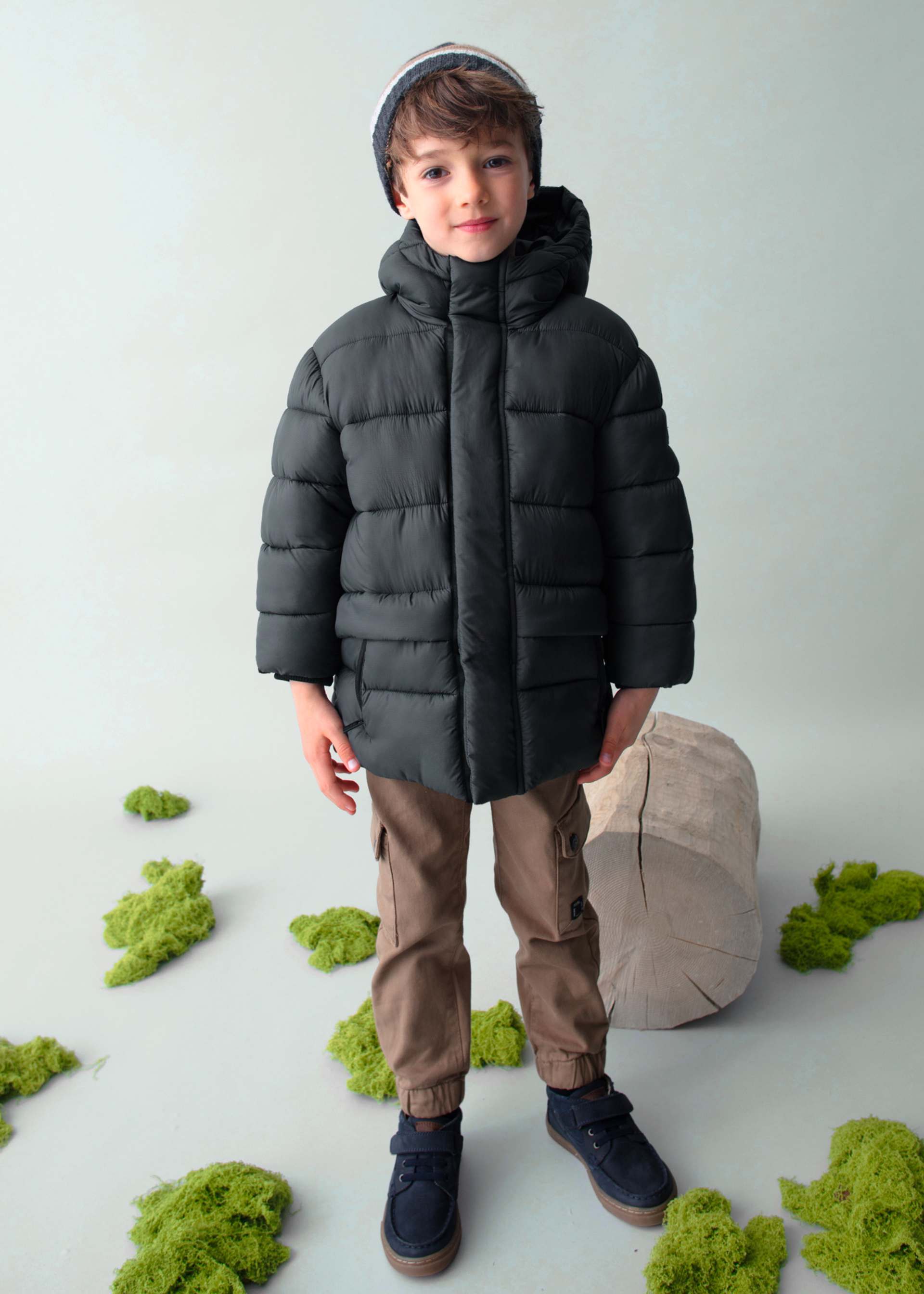 Lange Winterjacke Jungen