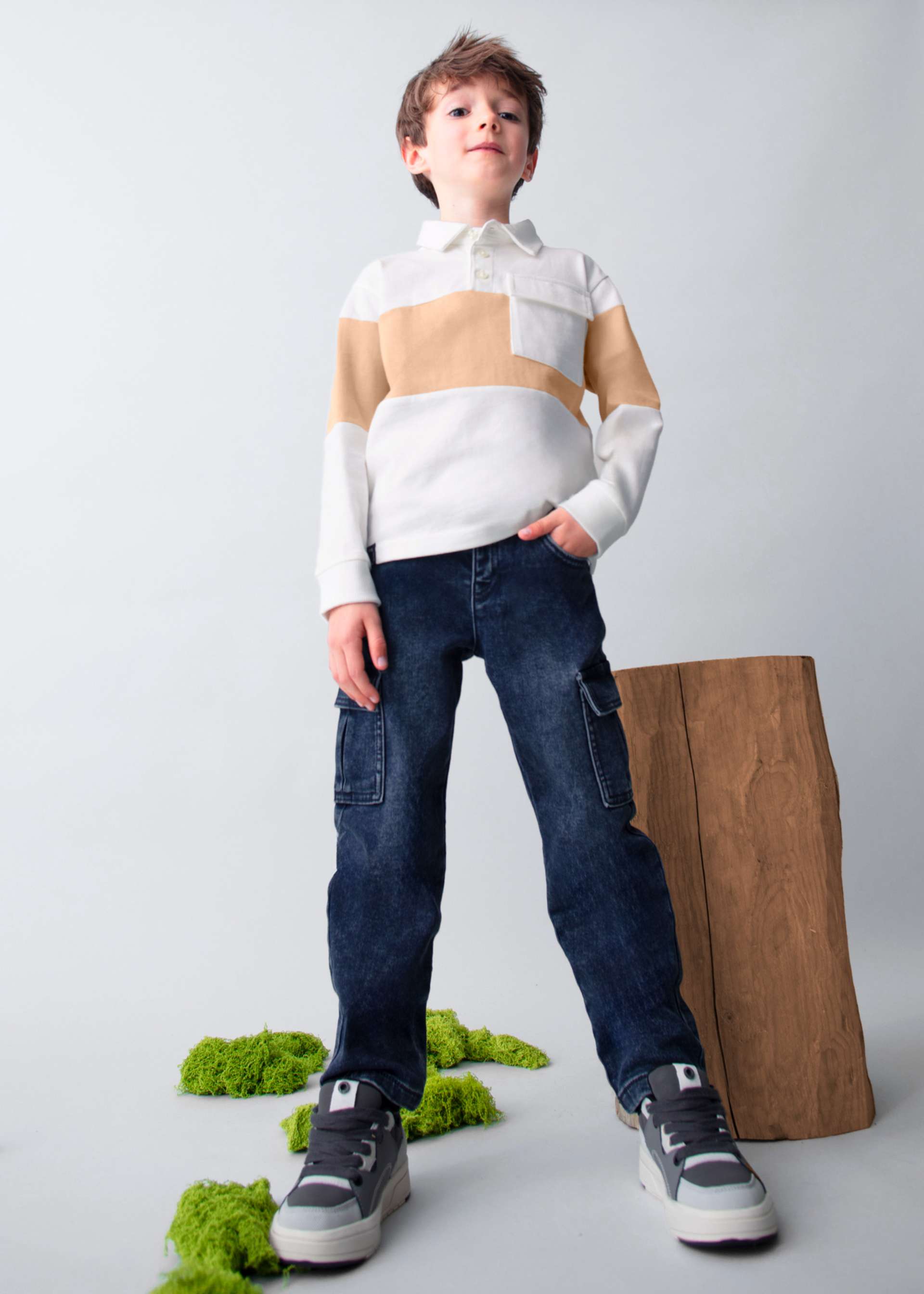 Cargo Jeanshose Jungen