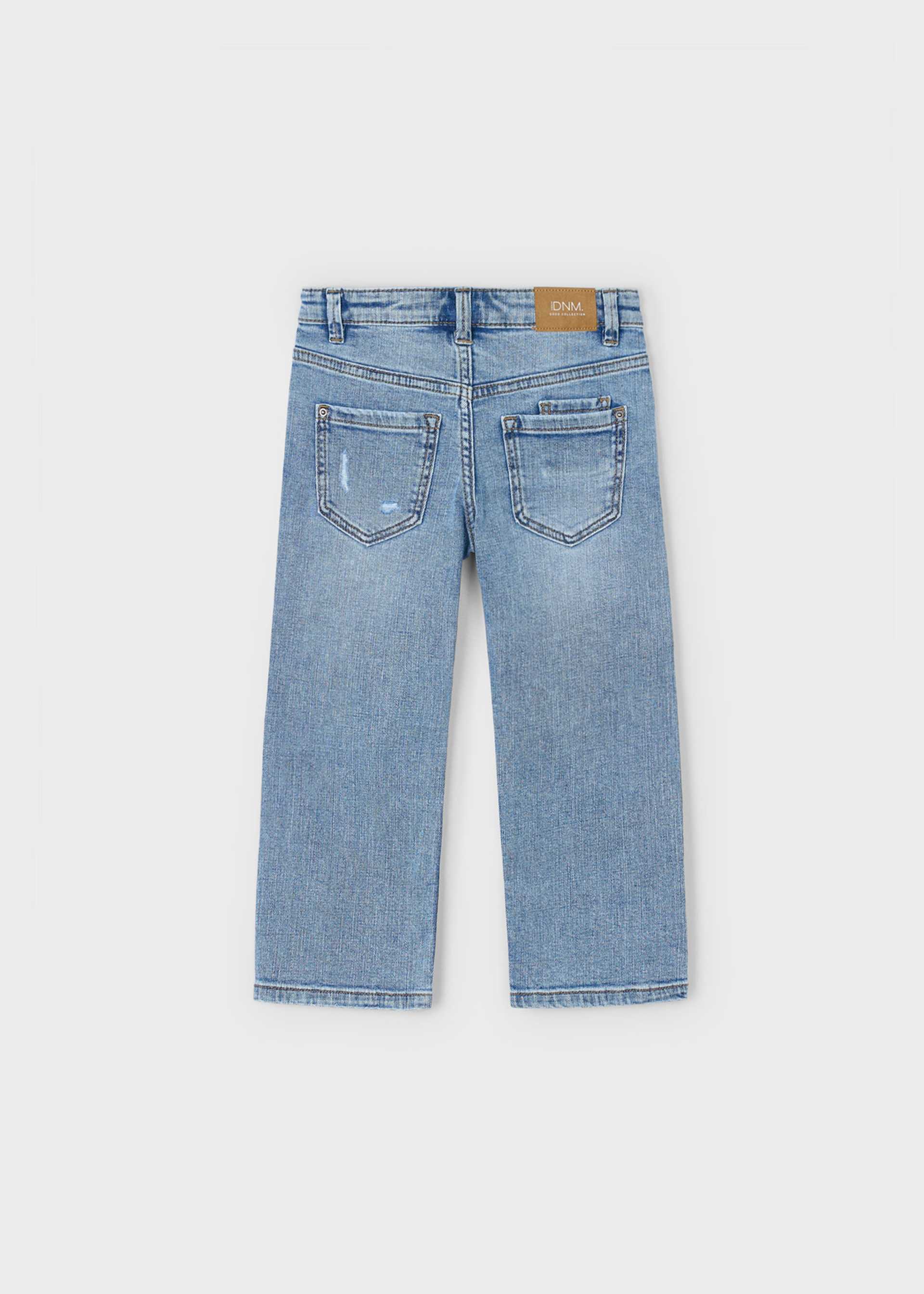 Boys wide denim trousers