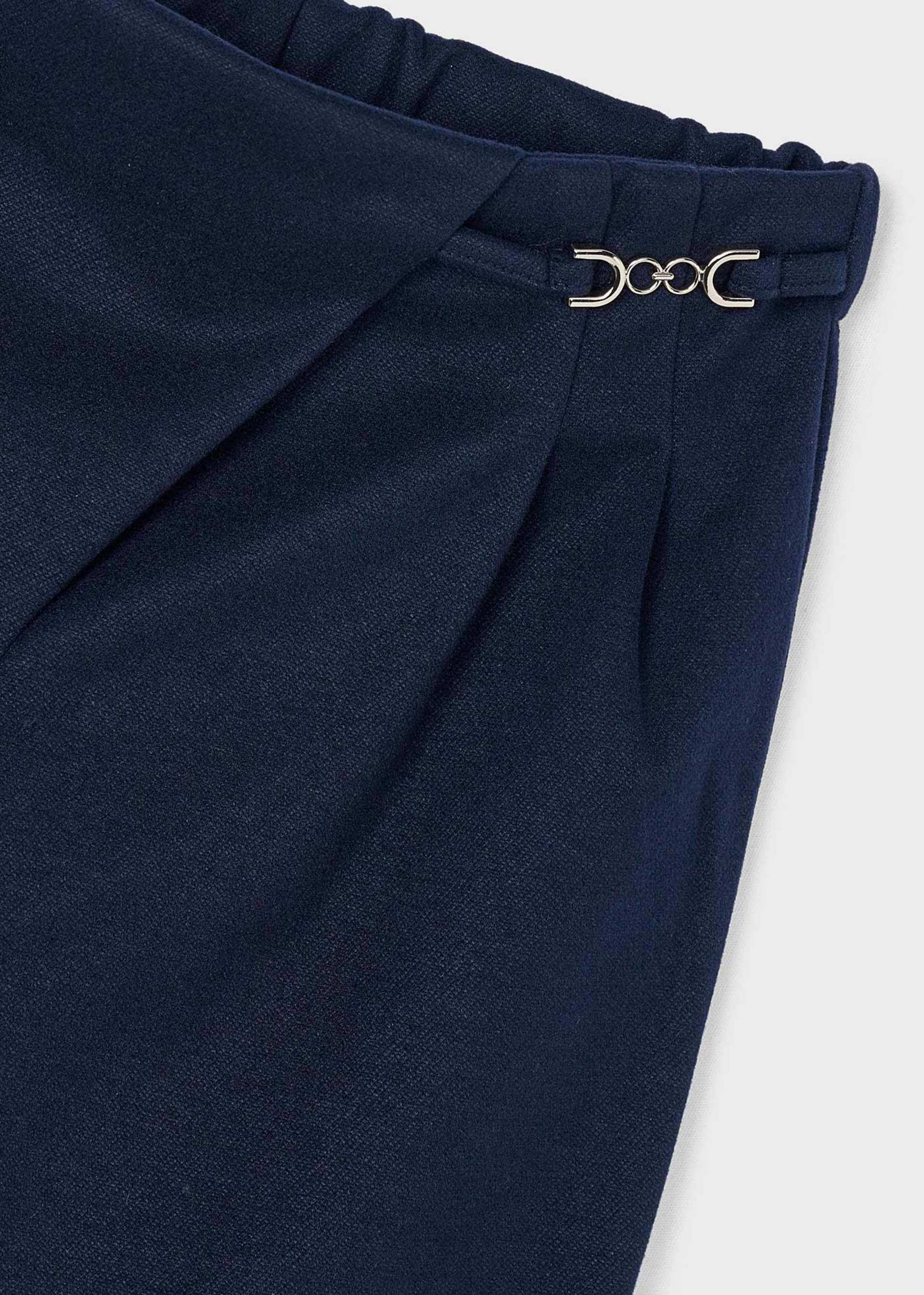 Girls trousers with pleats