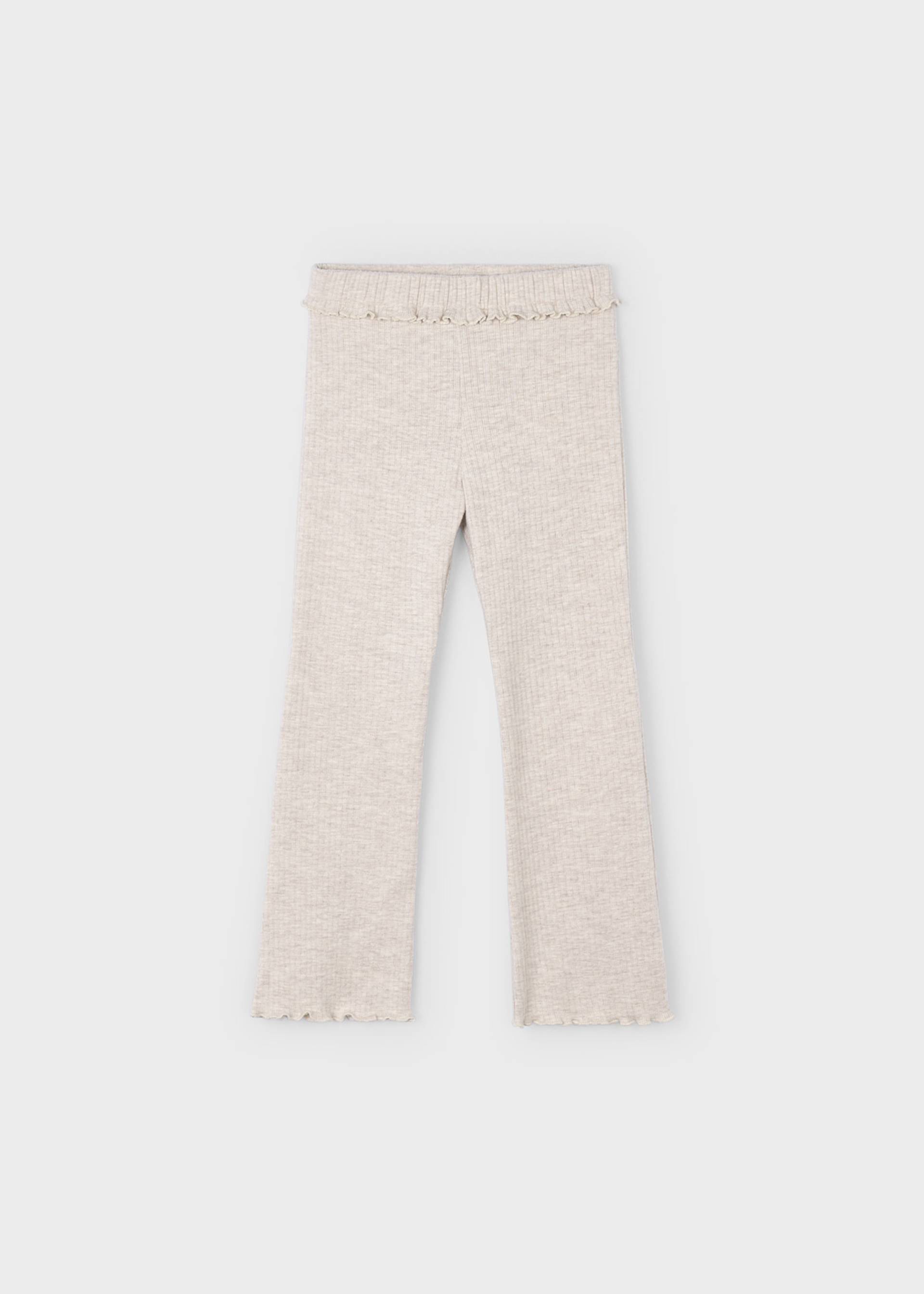 Leggings évasés côtelés fille