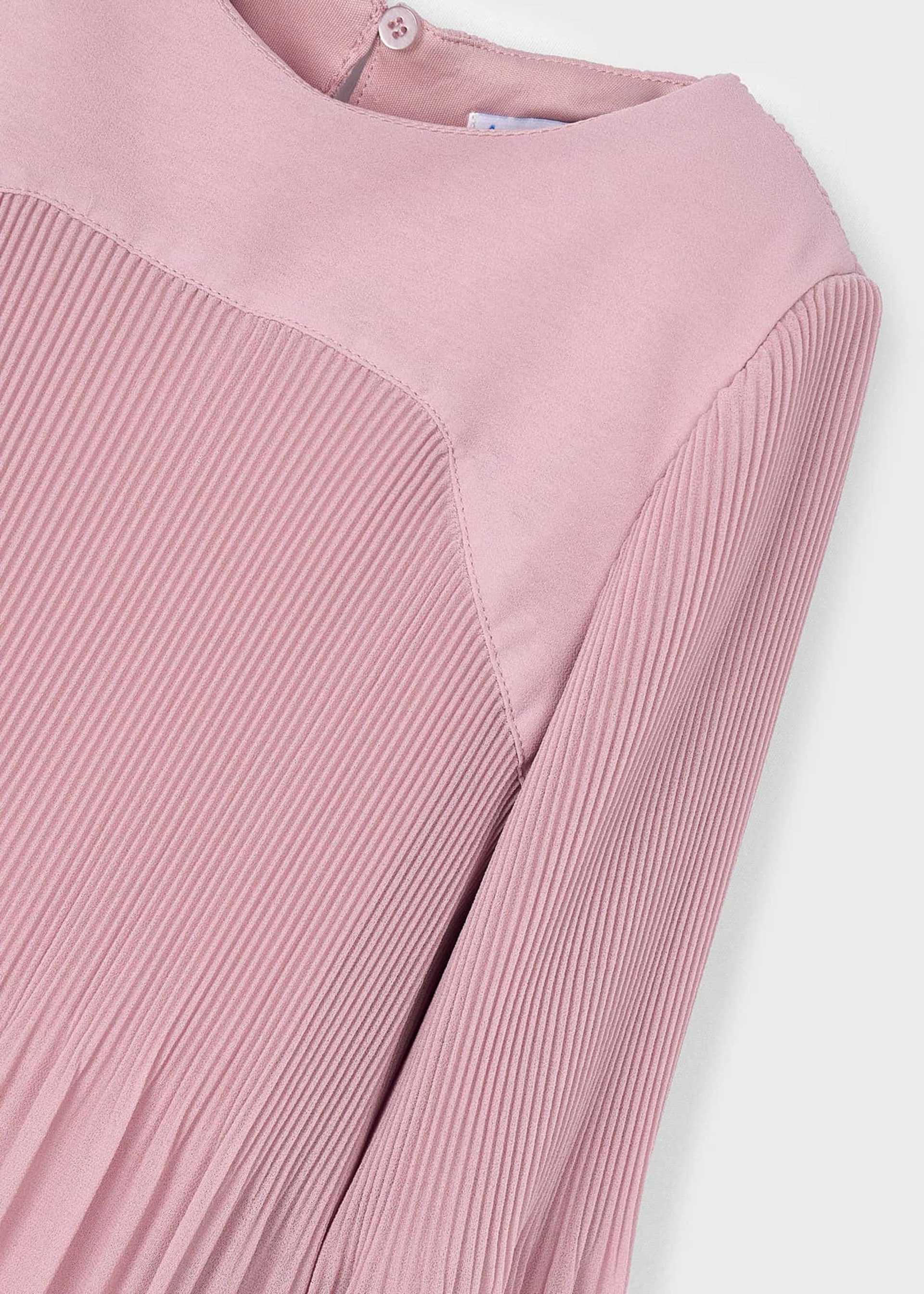 Rochie cu pliuri fetita