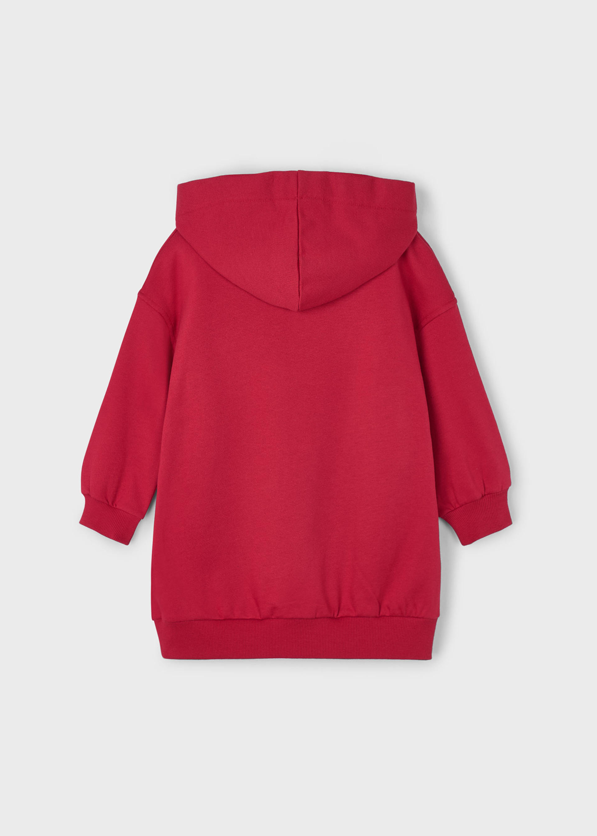 Robe en molleton à capuche fille