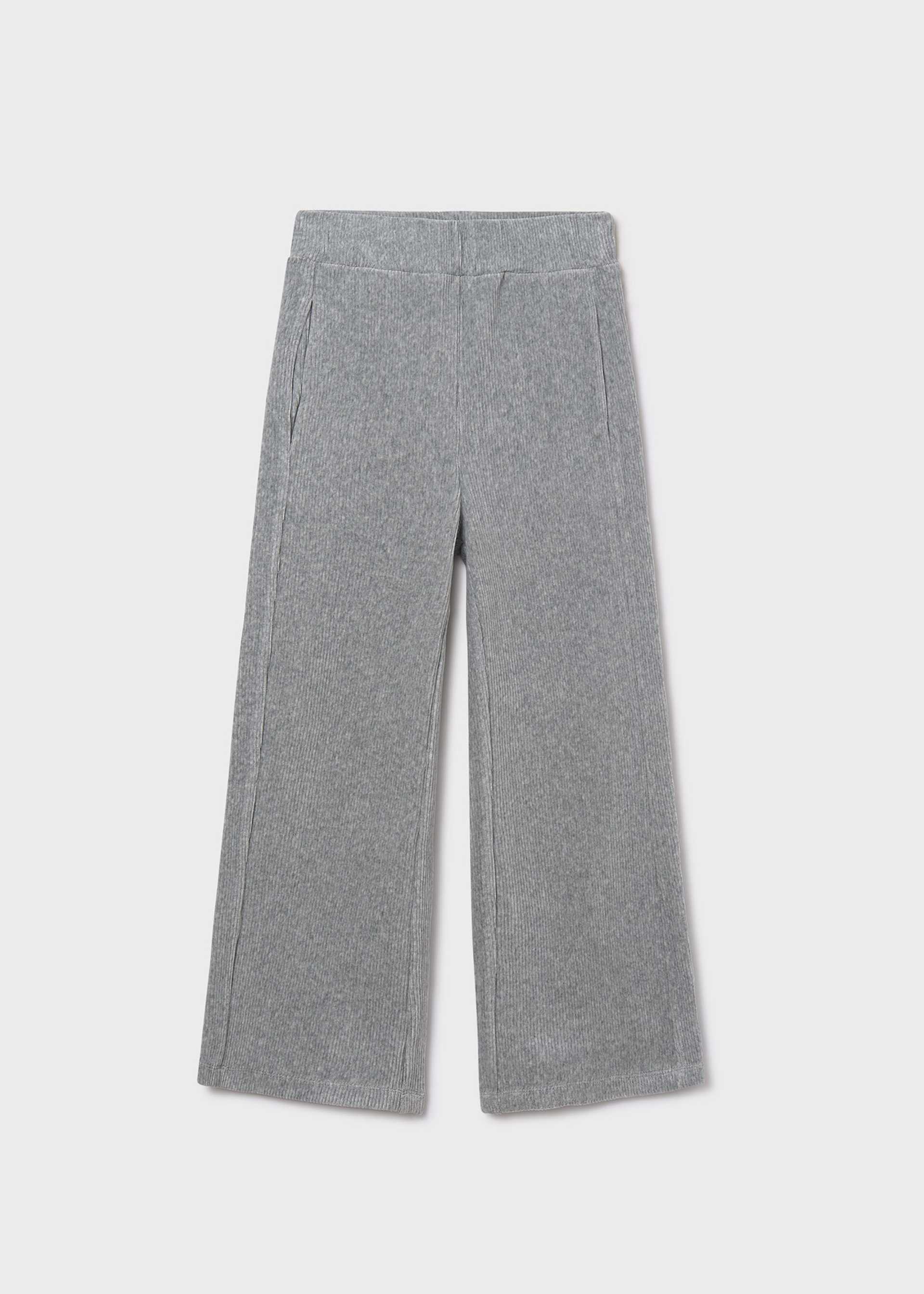 Girls corduroy knitted trousers