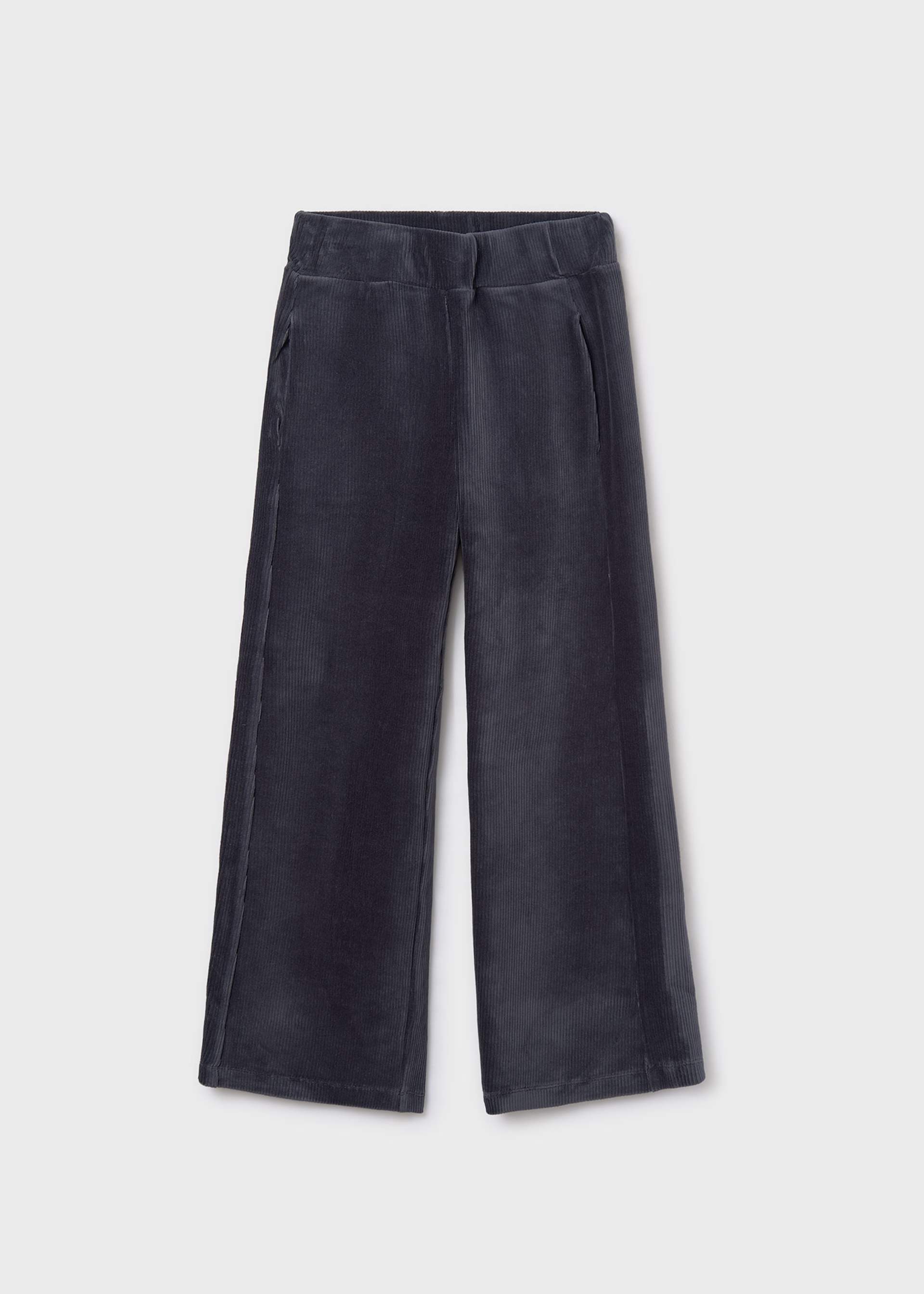 Pantalon en velours côtelé fille