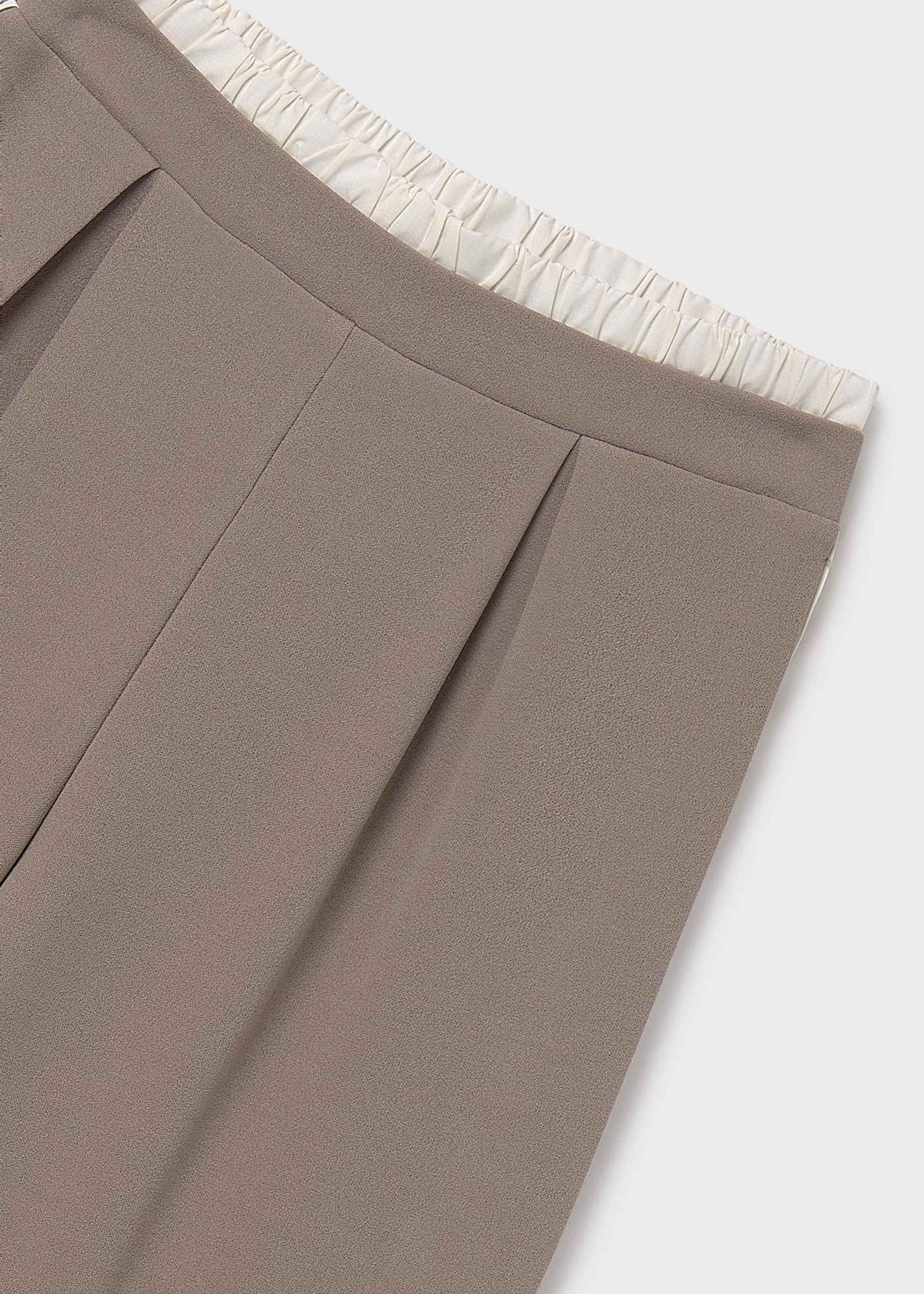 Girl Double Waistband Pants