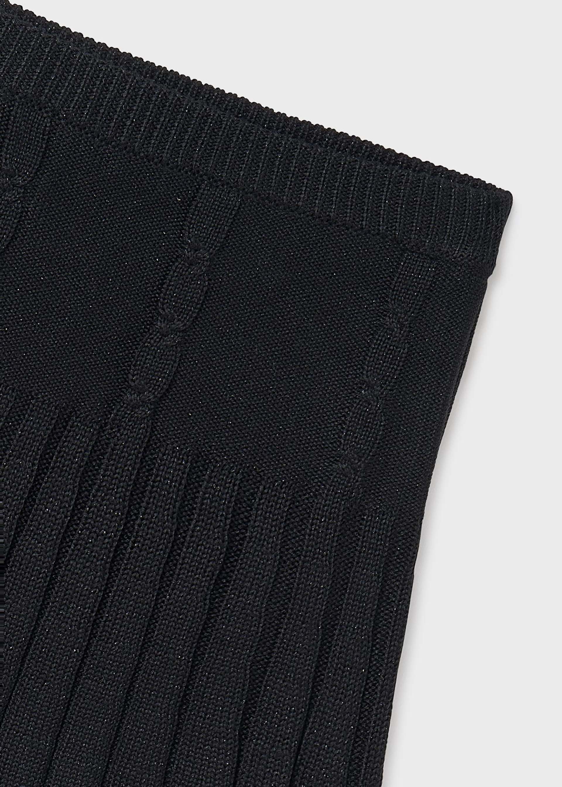 Jupe tricot tressée fille