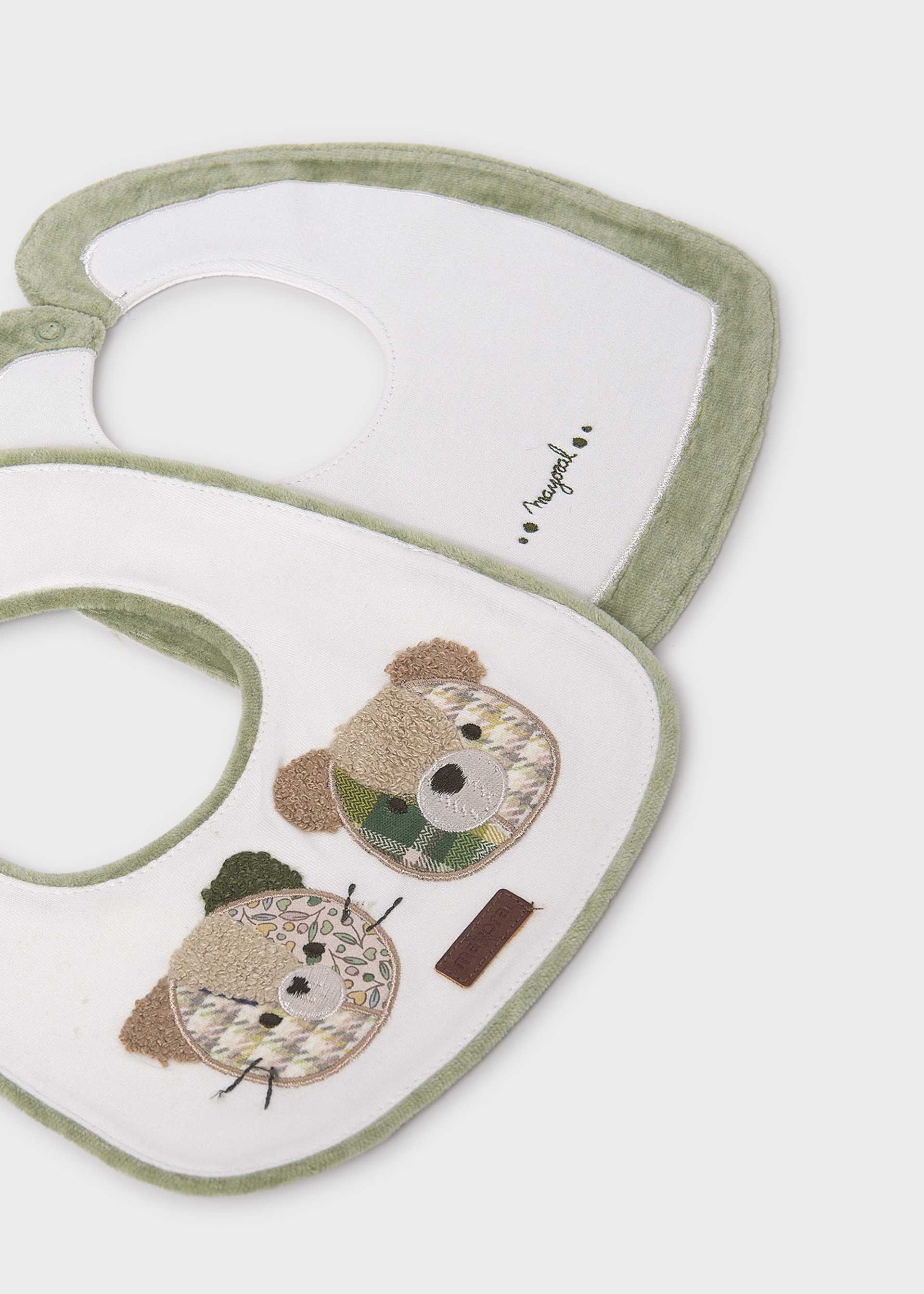 Baby 2 pack of waterproof bibs Baby 2 pack of waterproof bibs