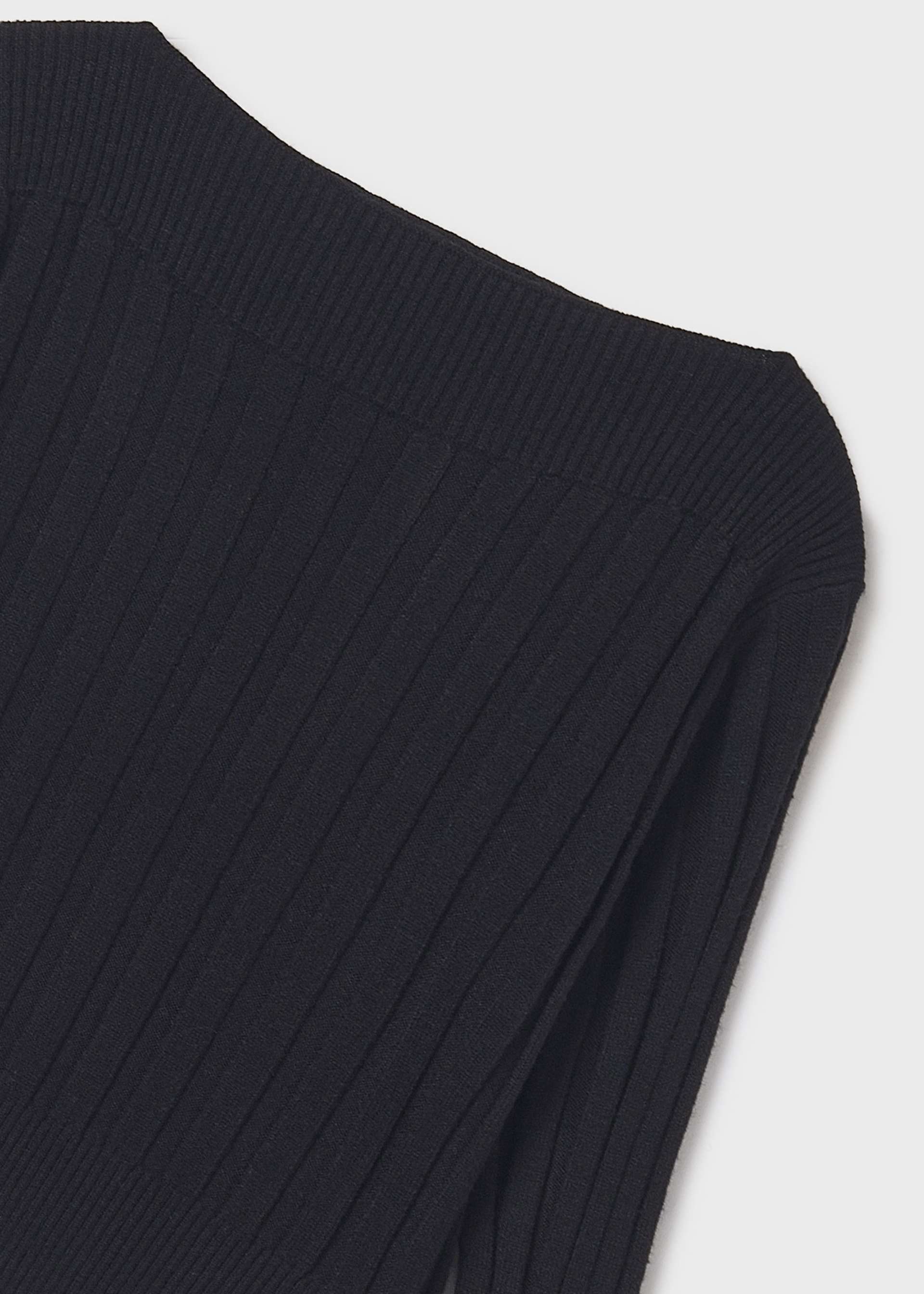 Girls detailed rib knit jumper