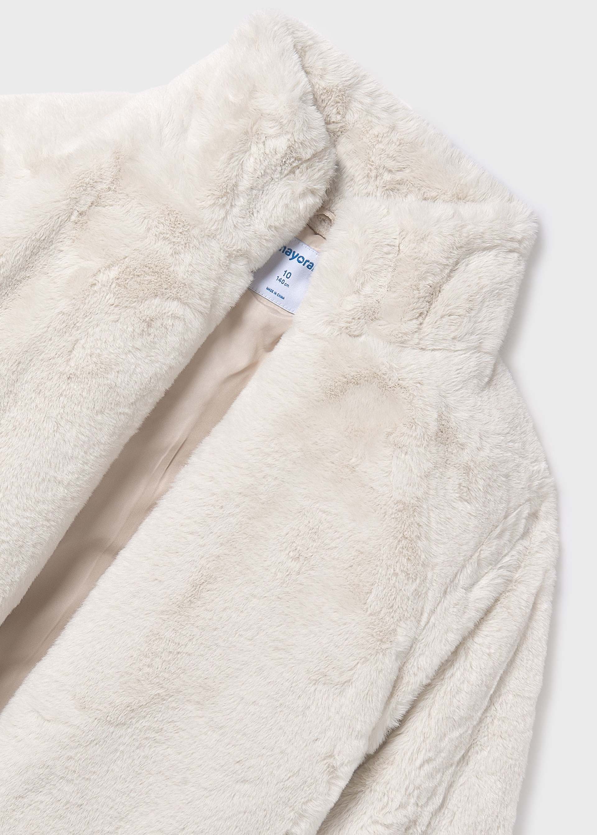 Manteau fourré fille