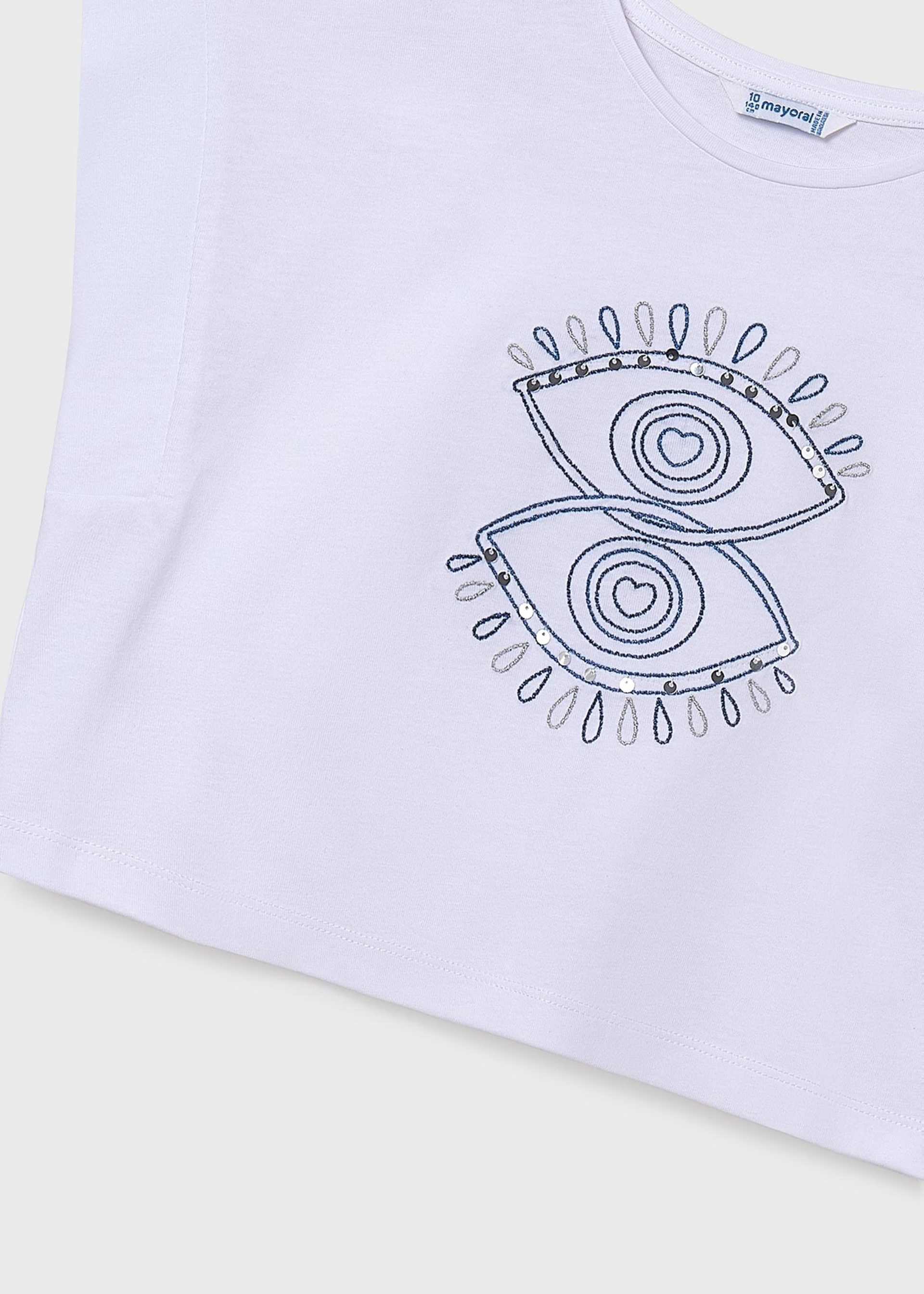 Koszulka bez rękawów Eyes dla dziewczynki Koszulka bez rękawów Eyes dla dziewczynki