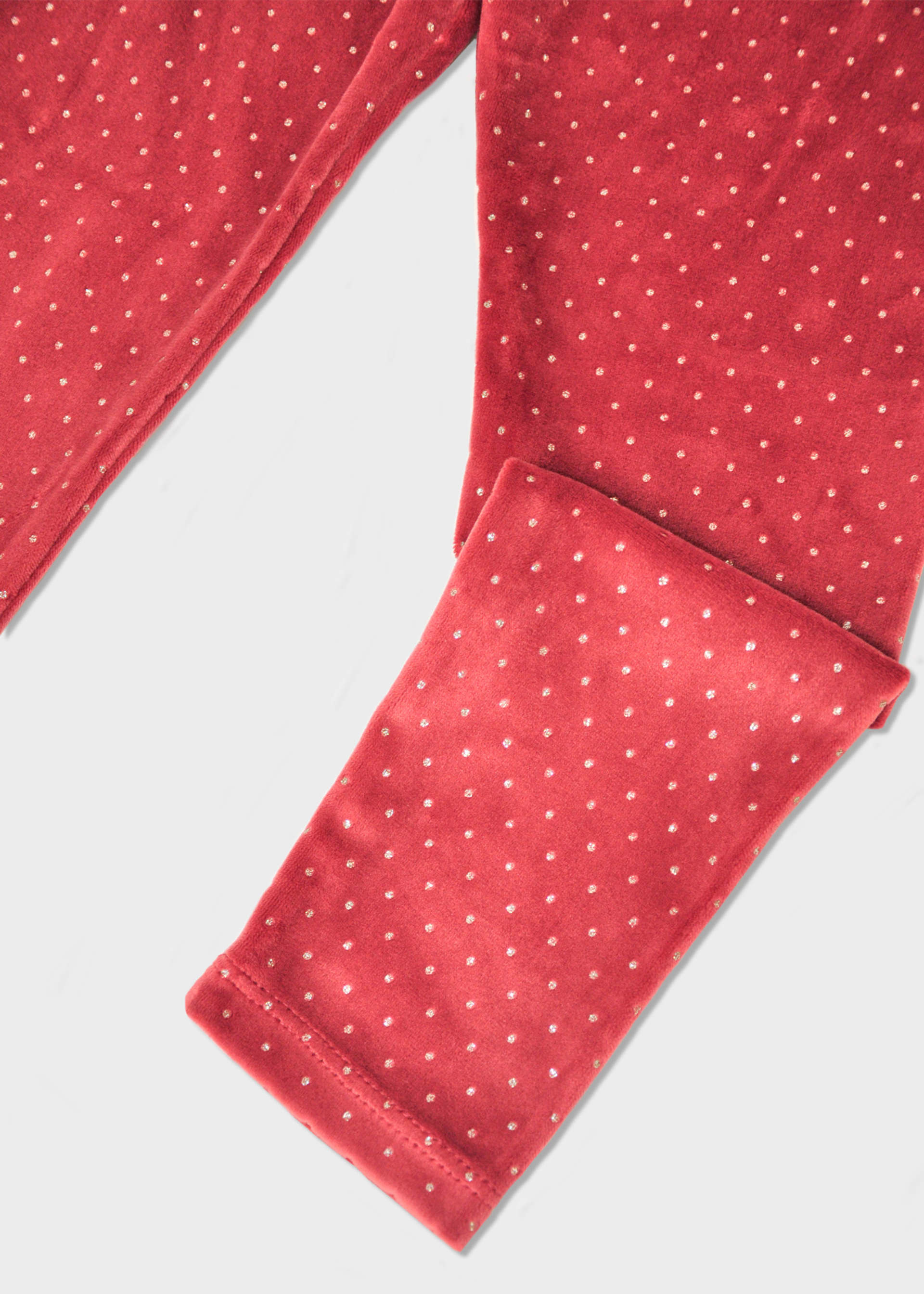 Legginsy aksamitne dla dziewczynki