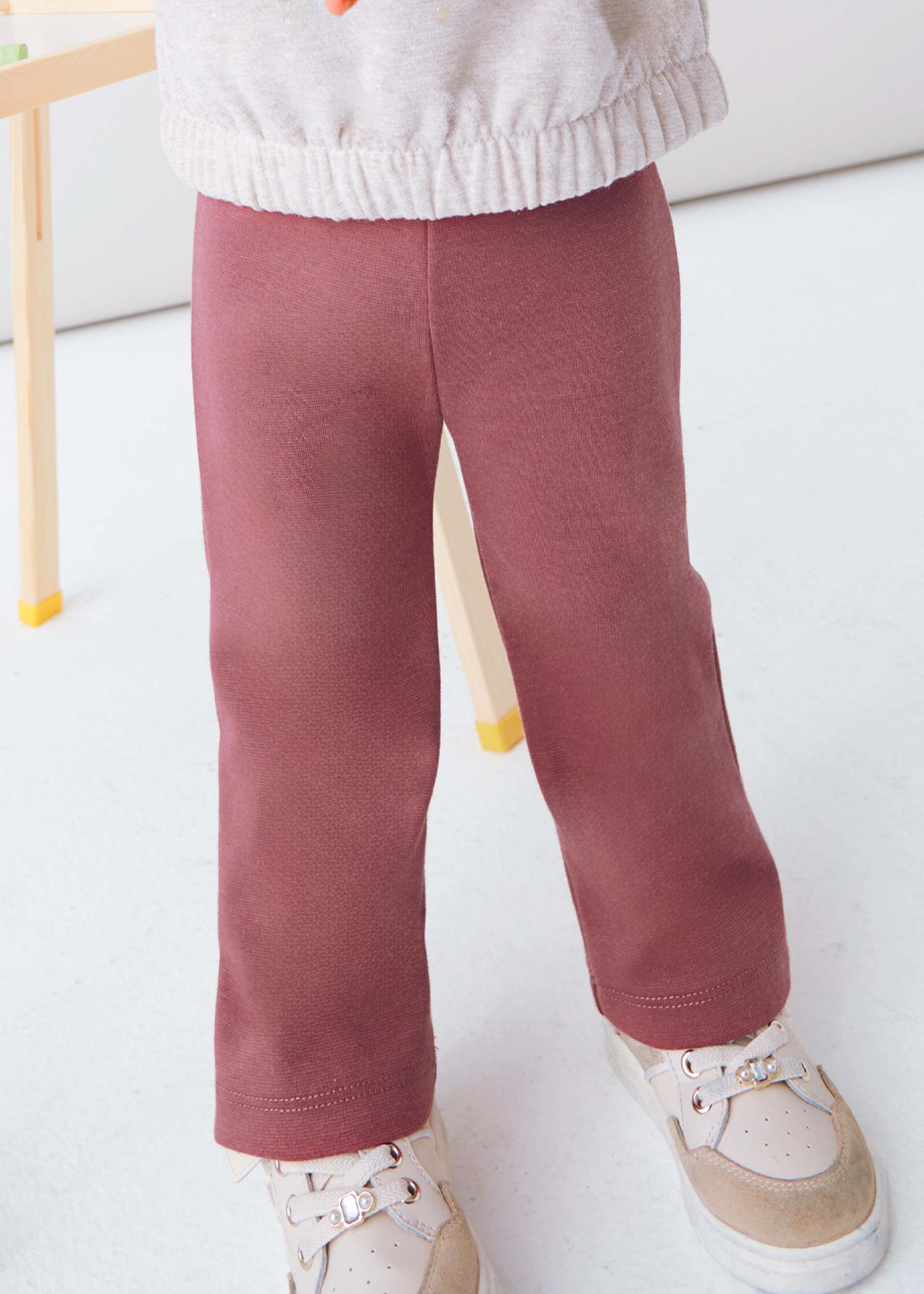 Ensemble Survêtement Bébé Fille 2 Pièces En Velours – Sweat à Volants Et Pantalon élastiqué – Lavable En Machine, Tailles Disponibles