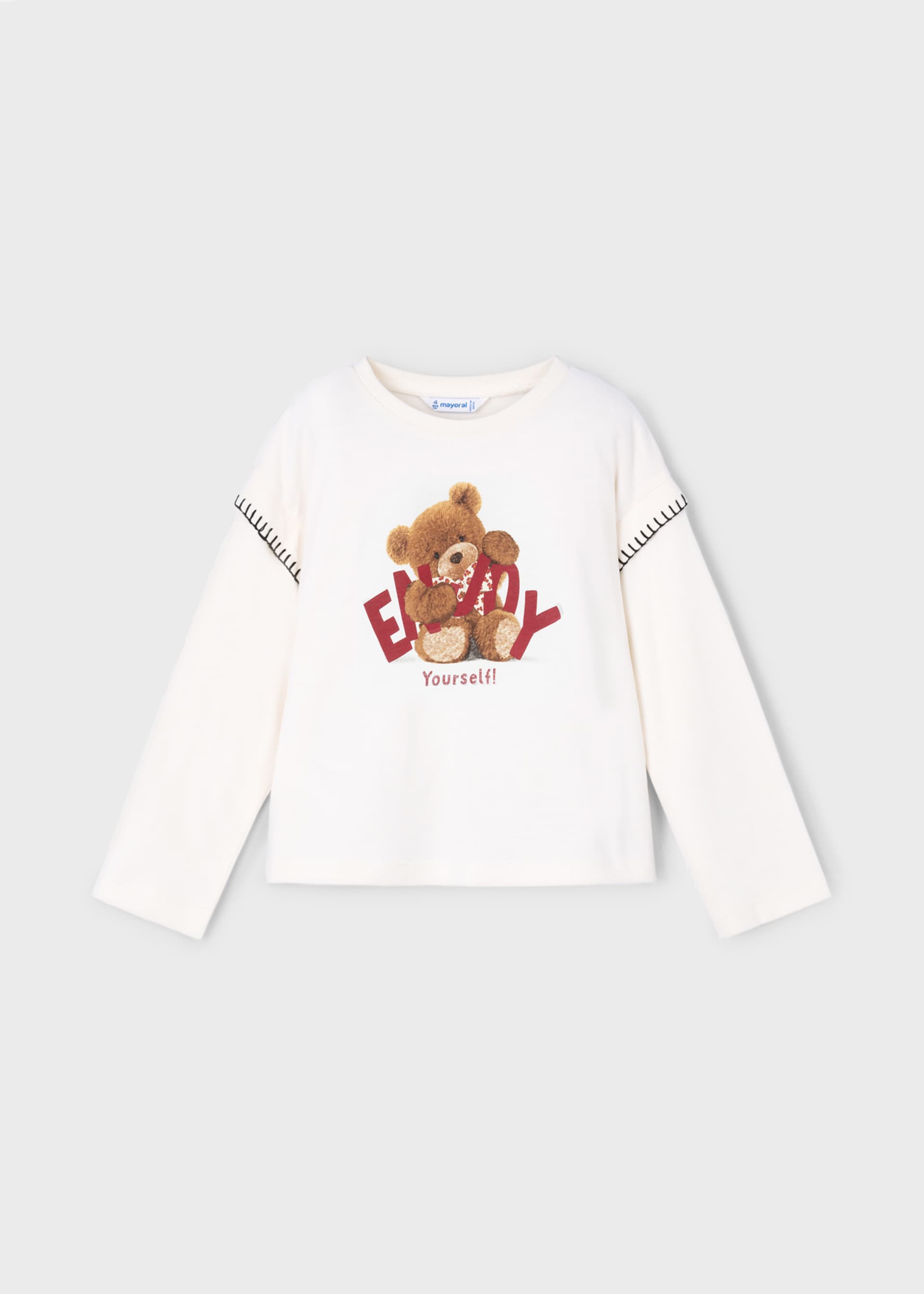 Girl T-Shirt with Bear Print