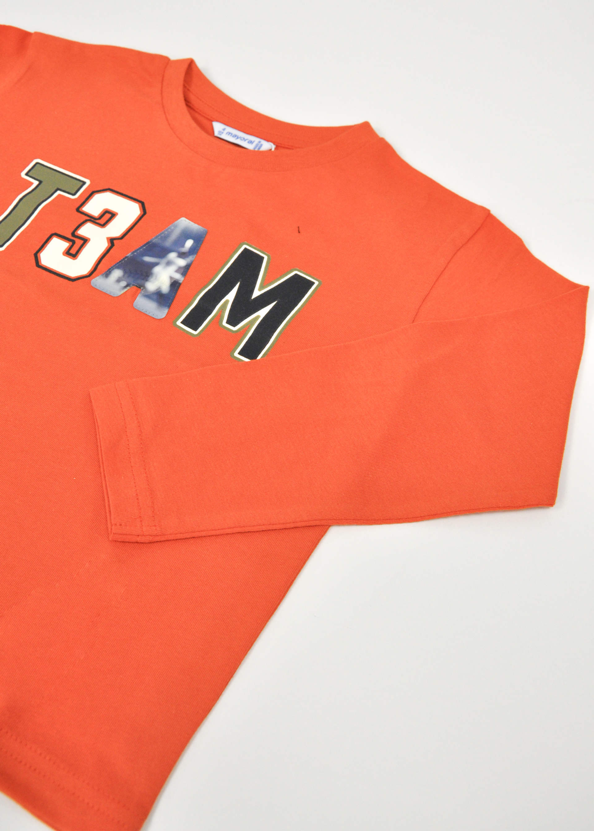 Camisola letras lenticular menino