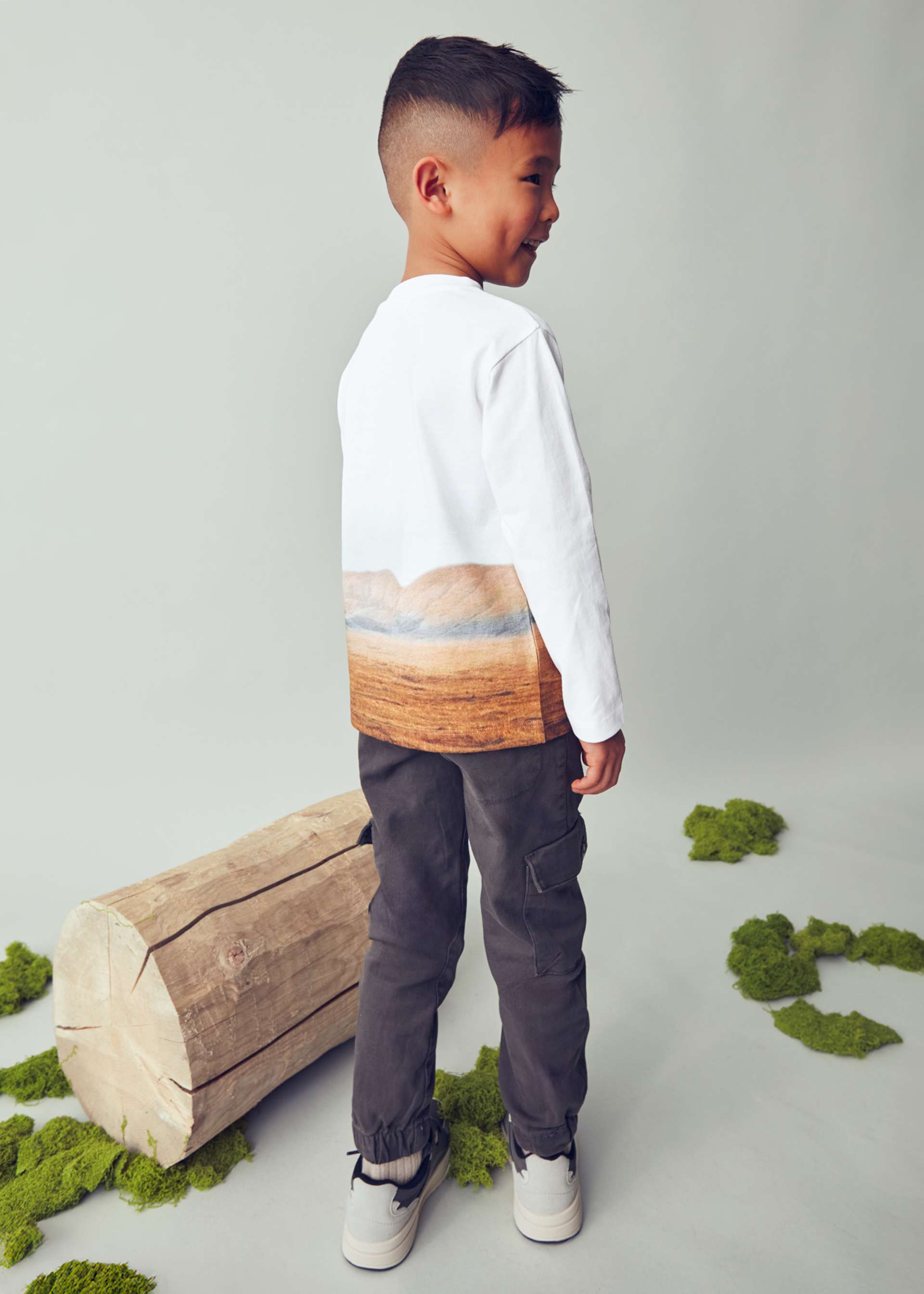 Boys scene print t-shirt