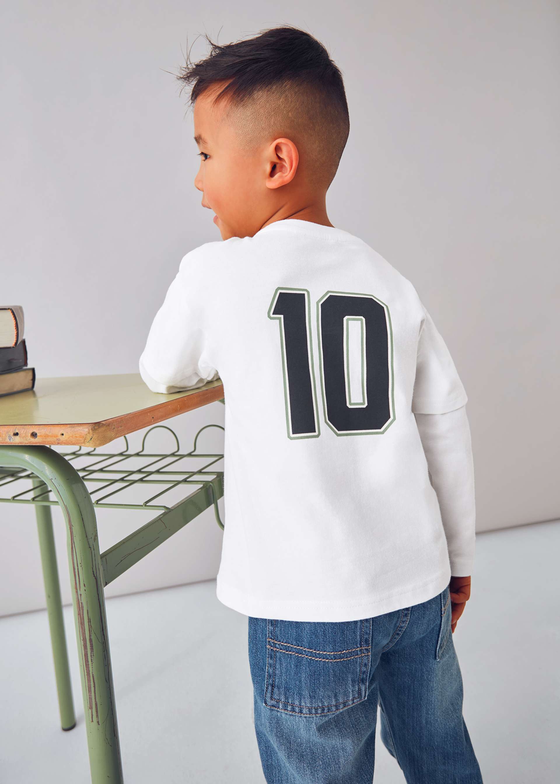 Boys long sleeved team shirt