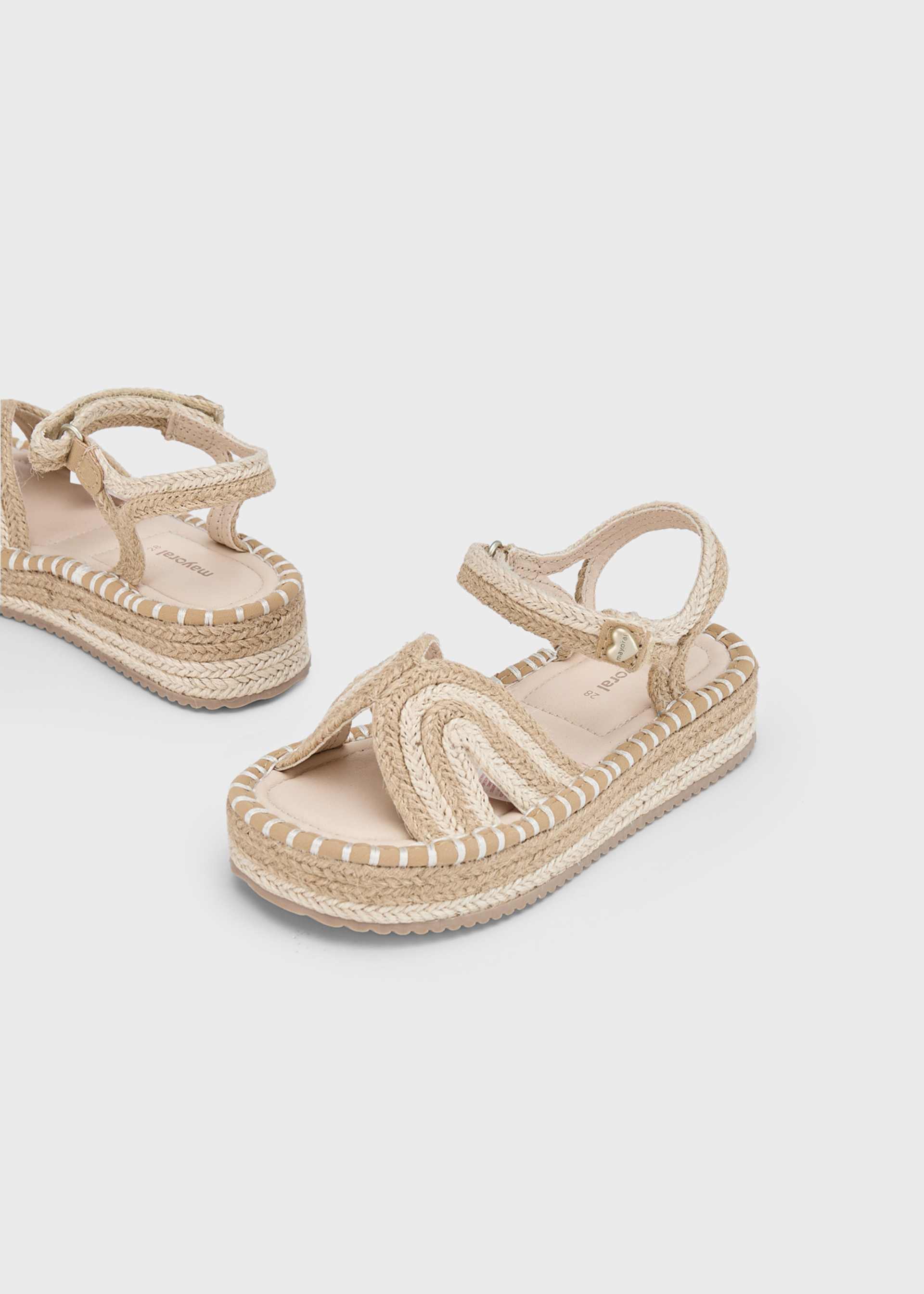 Girl jute sandals