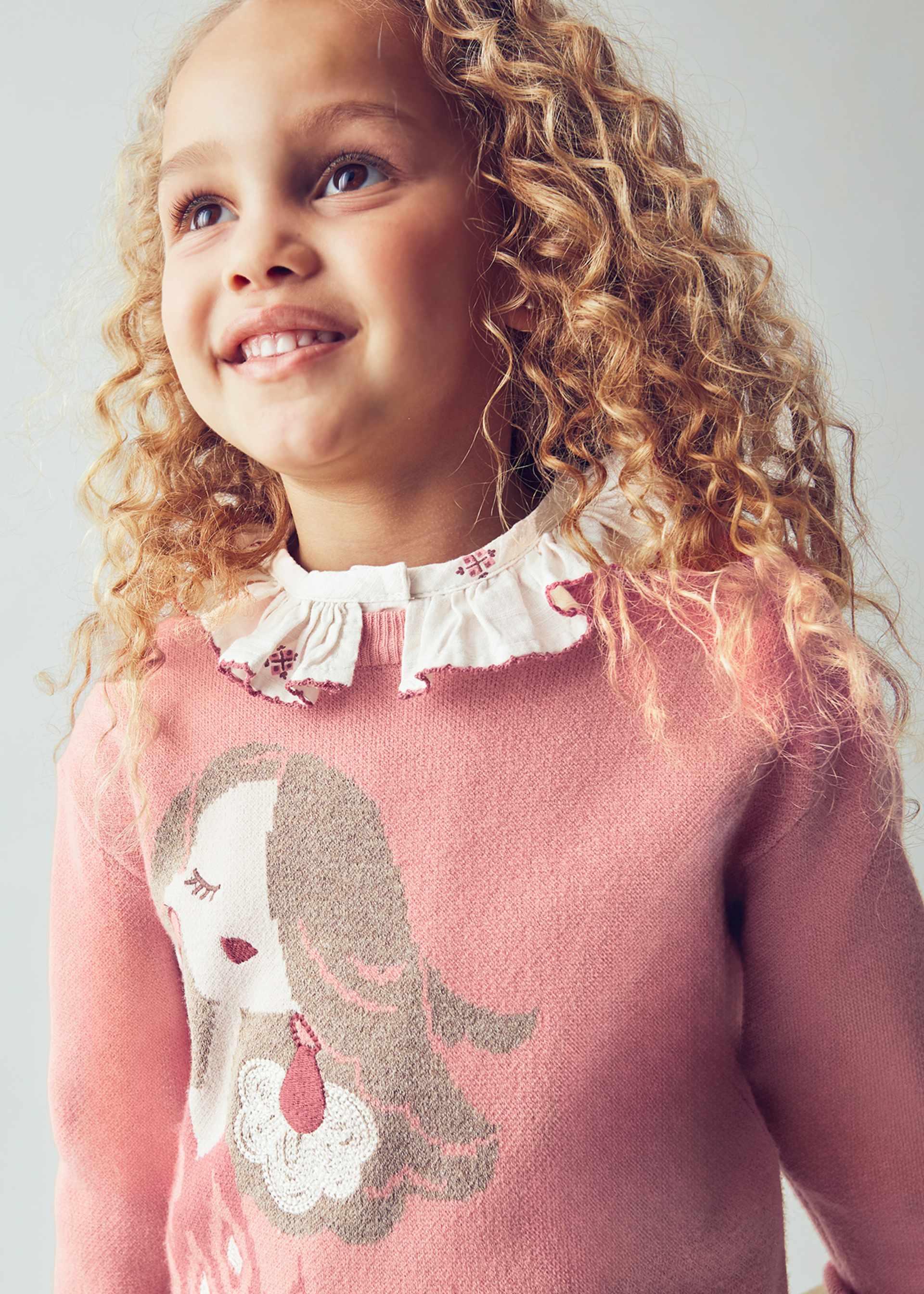 Girl Jacquard Sweater