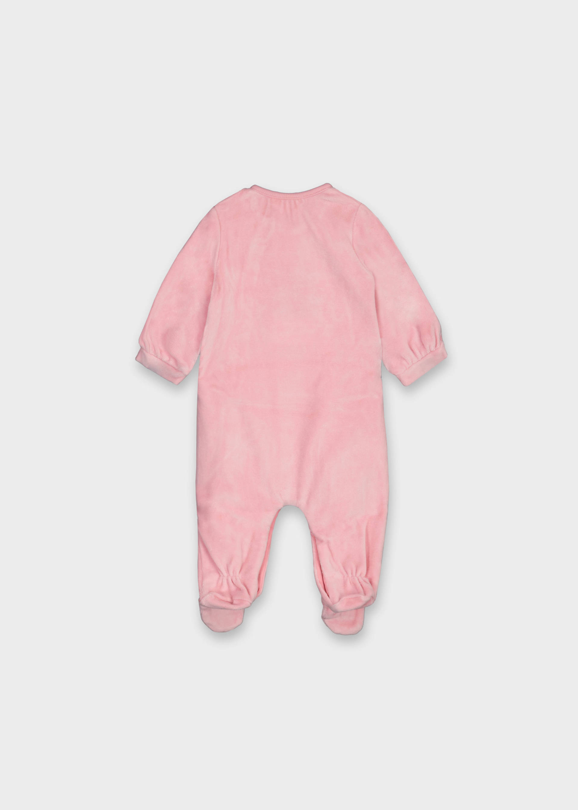 Newborn Girl Velour One Piece
