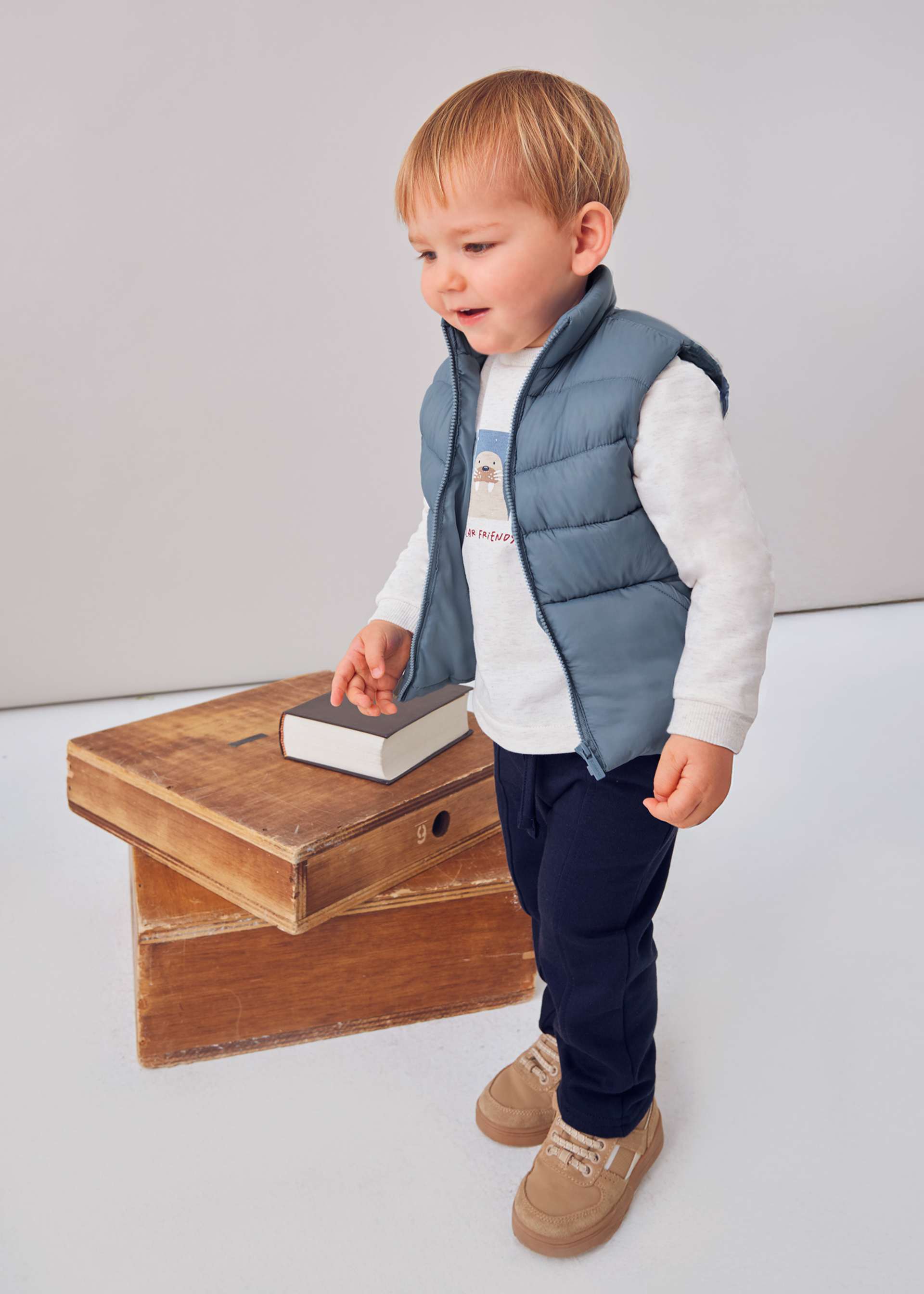 Ensemble gilet 3 pièces bébé