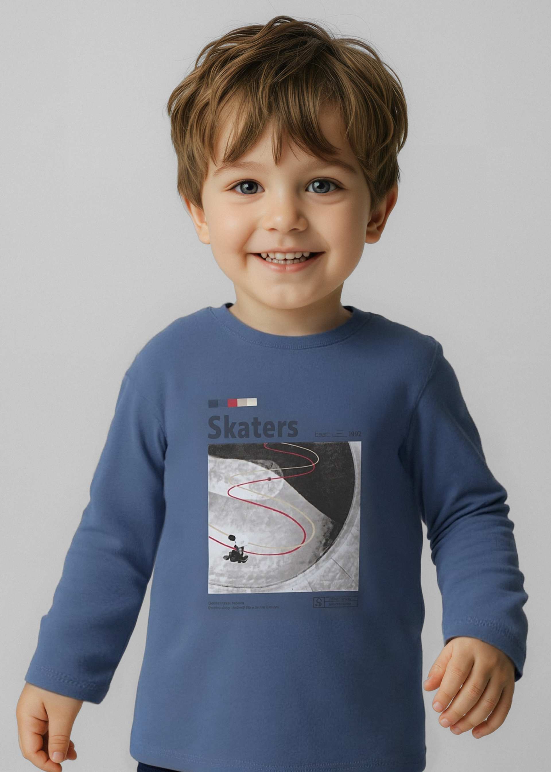 Boys set of 2 long sleeved skate shirts