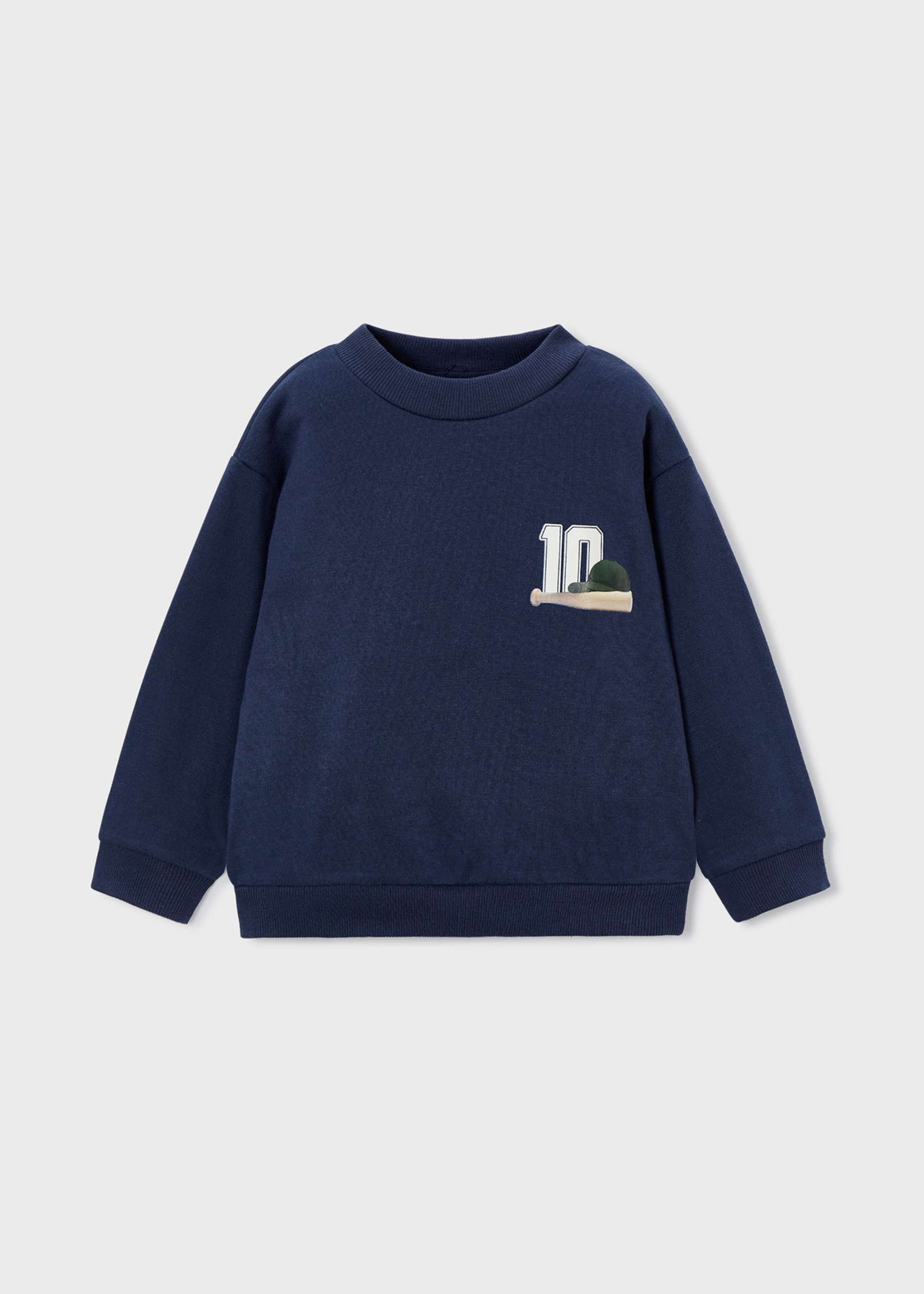 Boy Back Print Sweatshirt