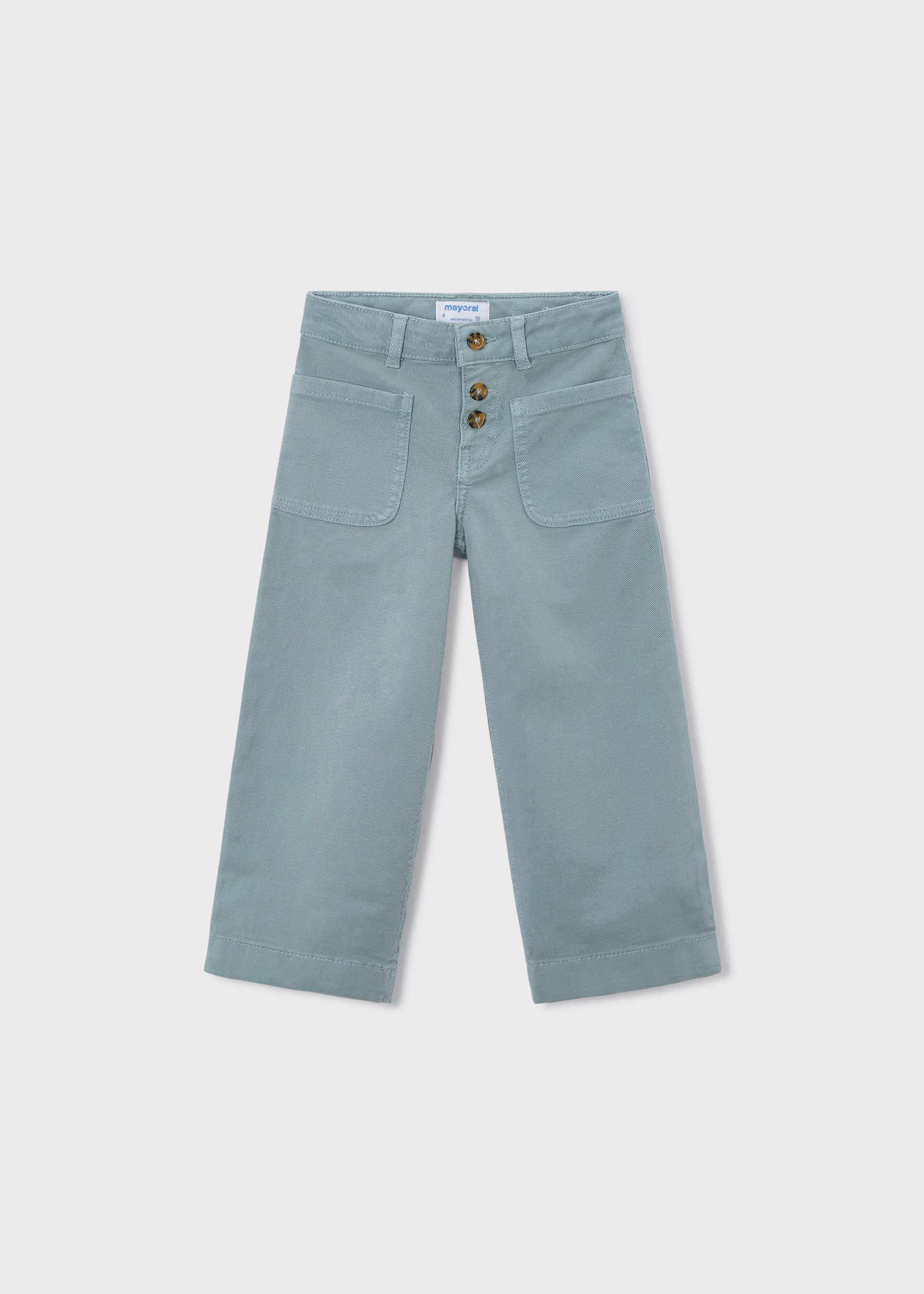 Girls twill trousers