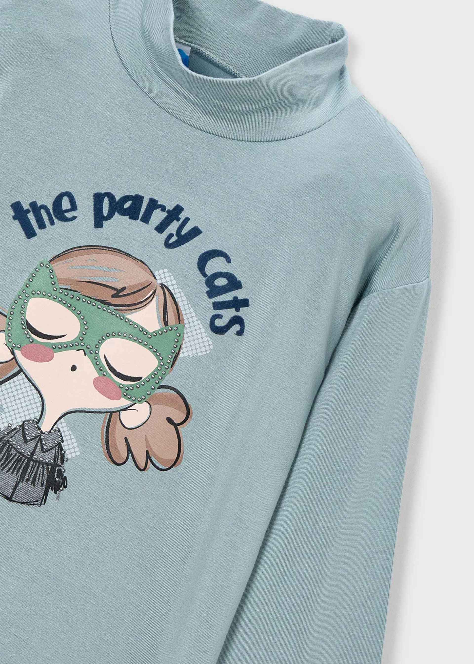 Girl Mock Neck T-Shirt