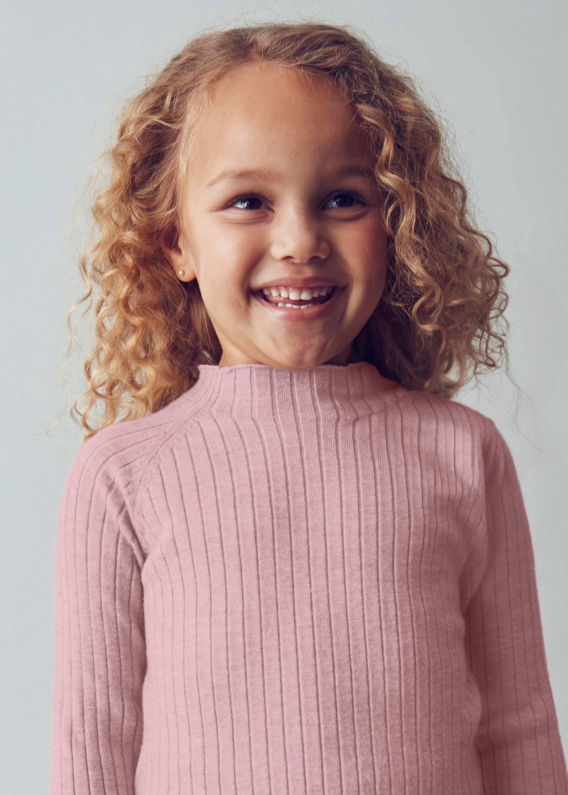 Girls high neck shirt