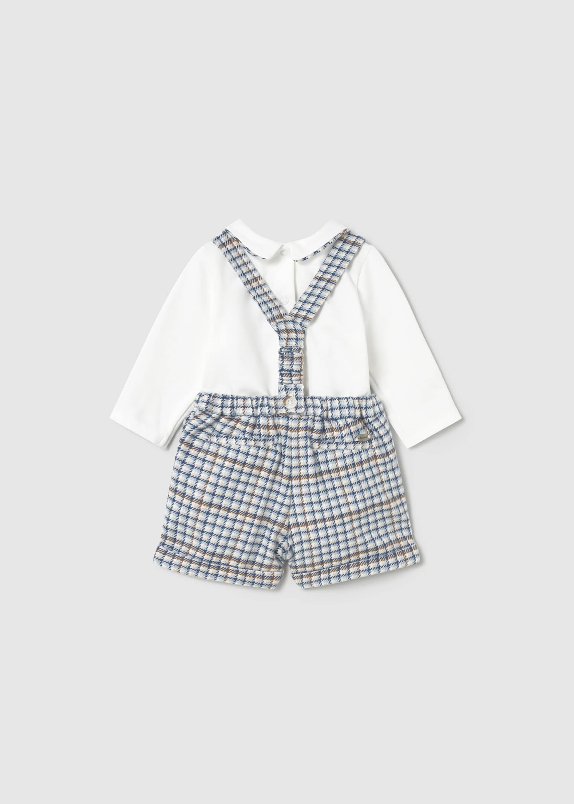 Completo pantaloncino e body neonato