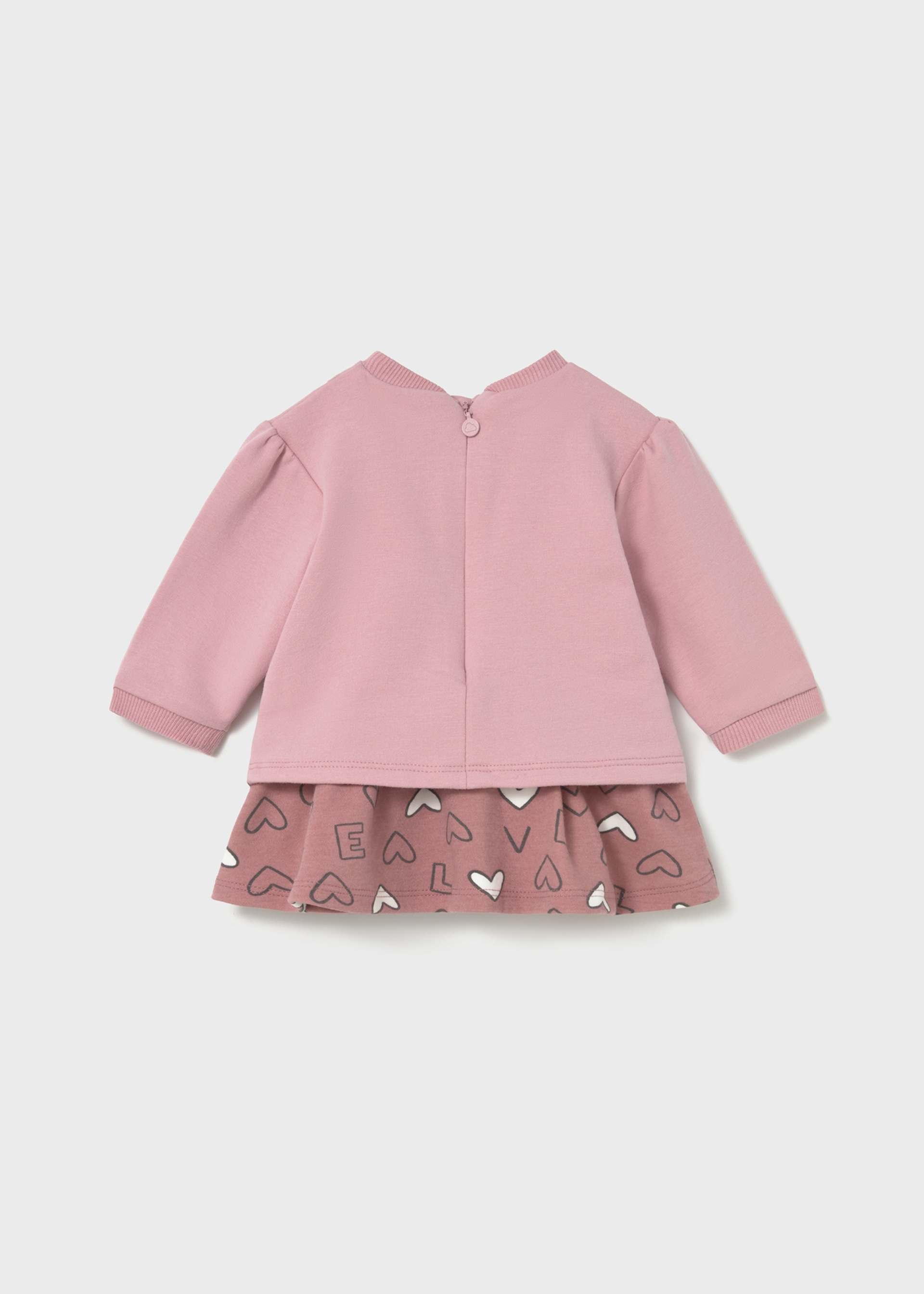 Newborn Girl Doll Print Dress