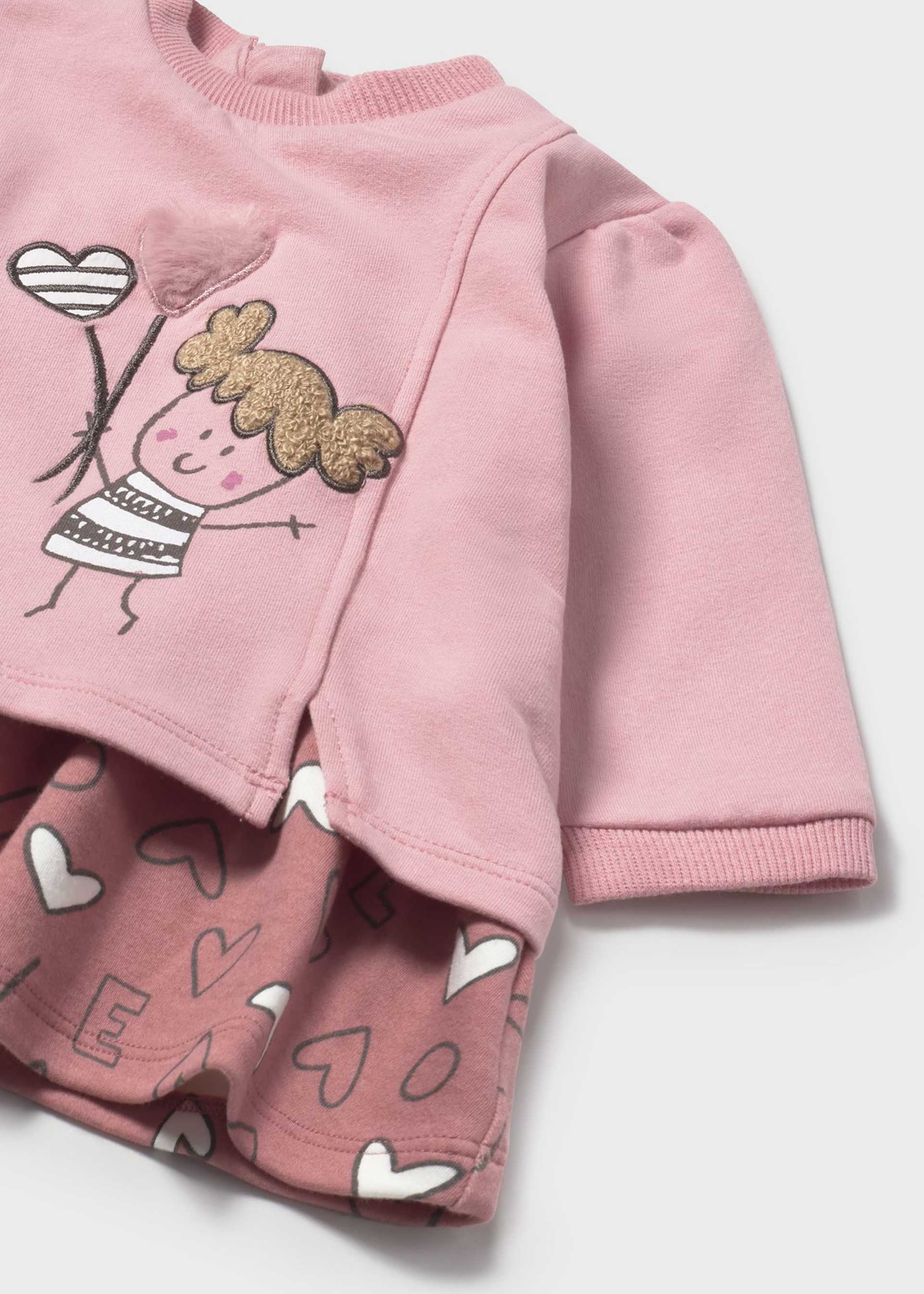 Newborn Girl Doll Print Dress