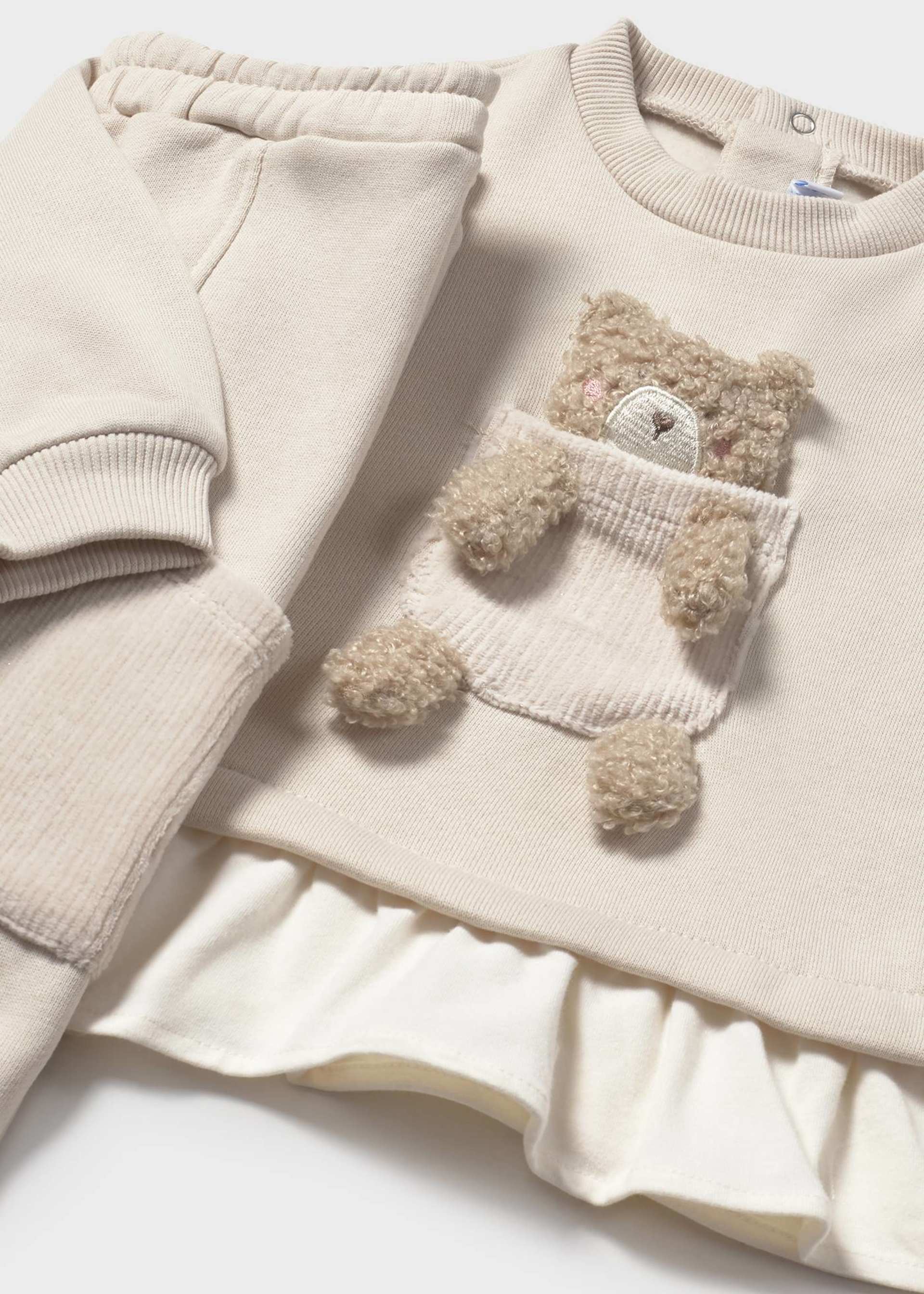 Baby 2-Piece Teddy Bear Tracksuit Set