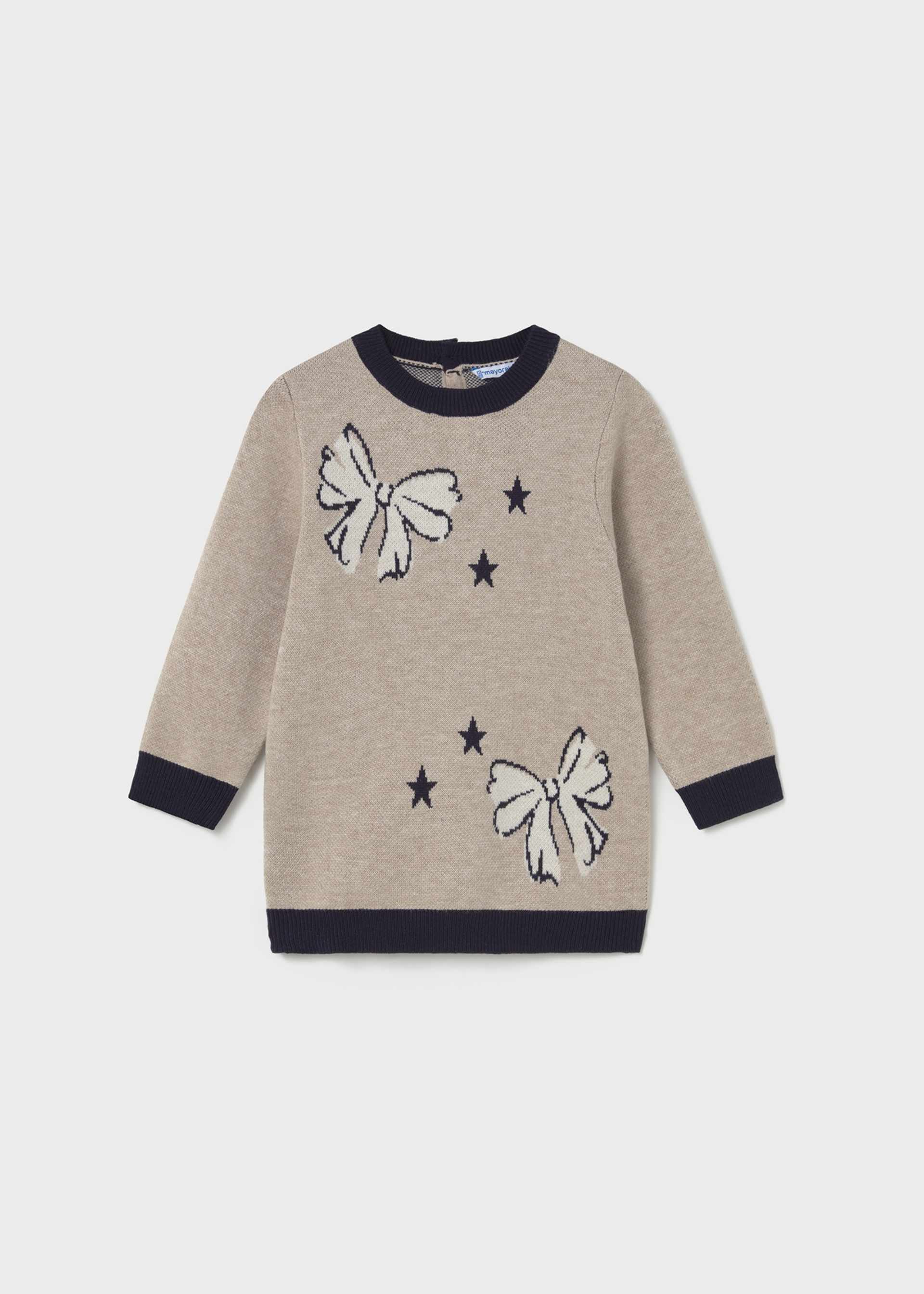 Vestido tricot bebé Vestido tricot bebé