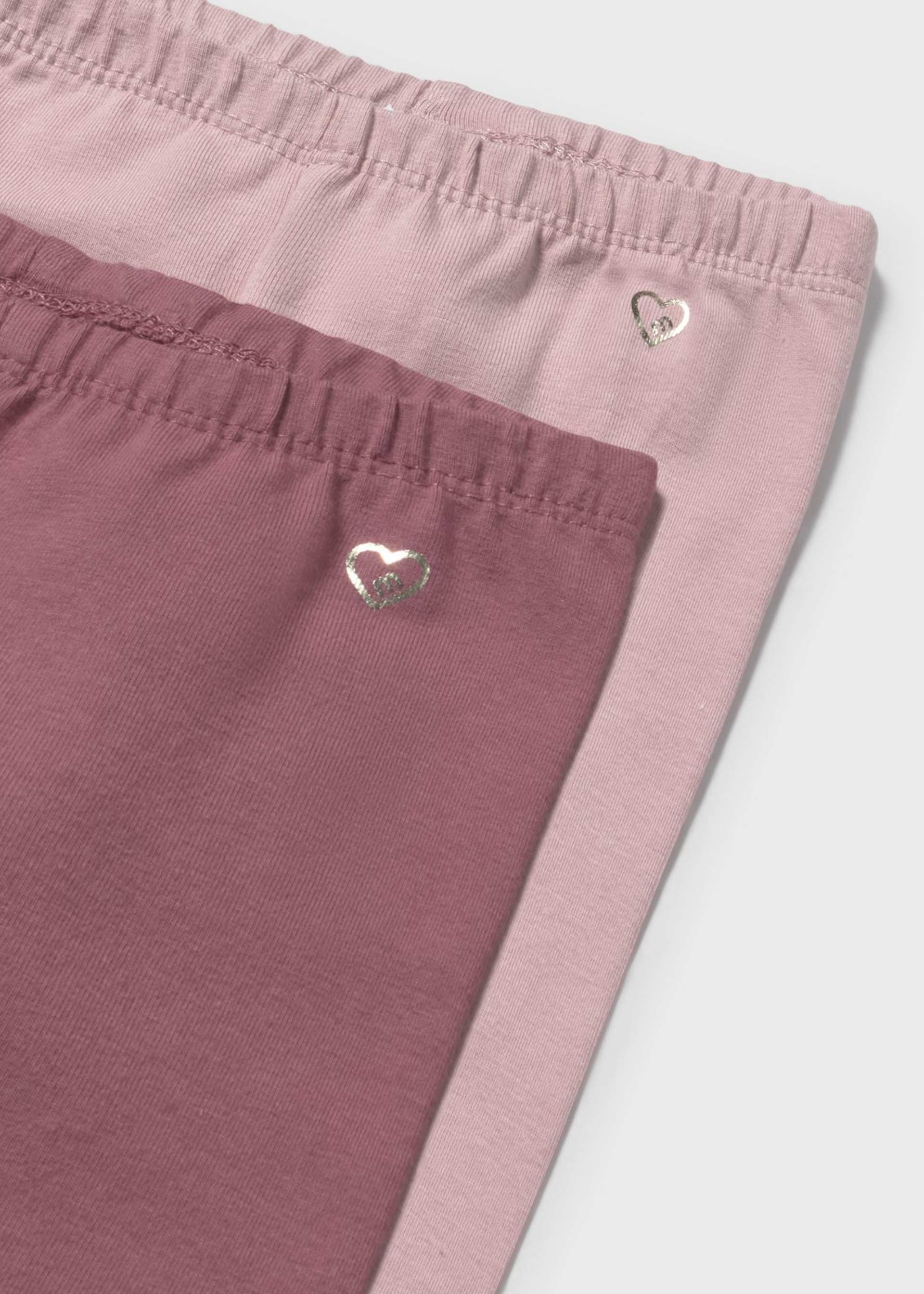 Set 2 leggings basiques bébé Set 2 leggings basiques bébé