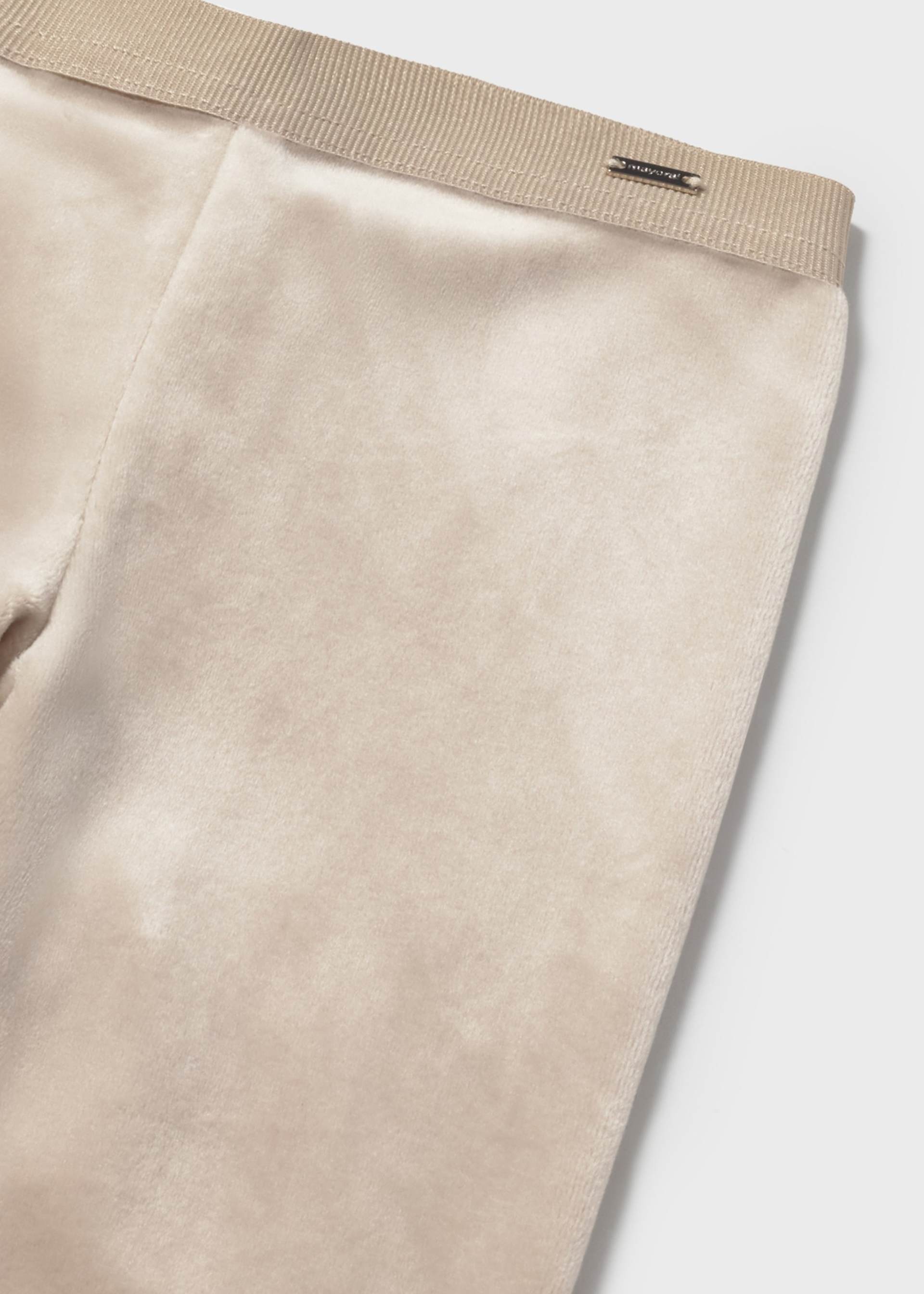 Aksamitne legginsy niemowlęce basic