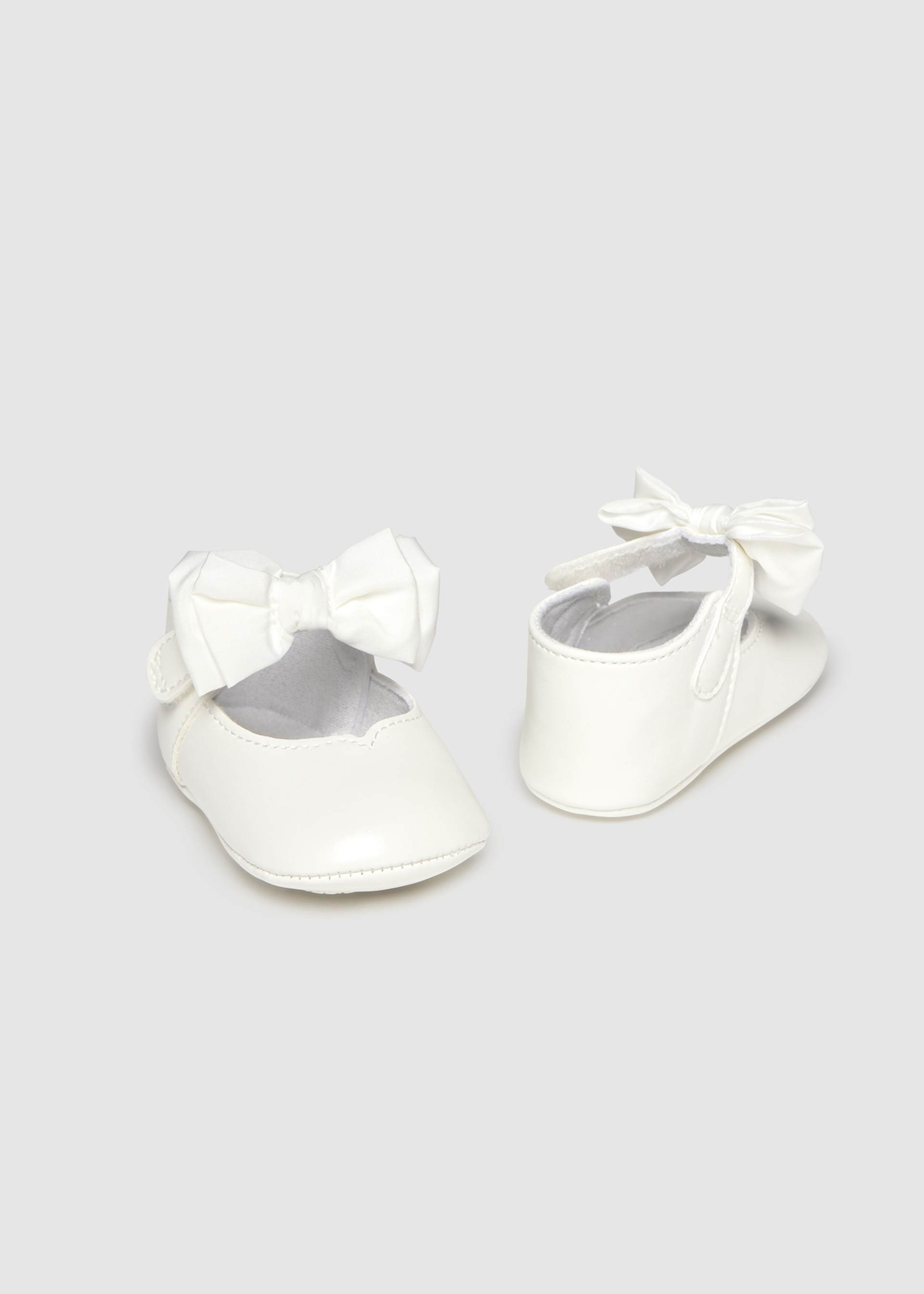 Newborn Girl Bow Mary Janes
