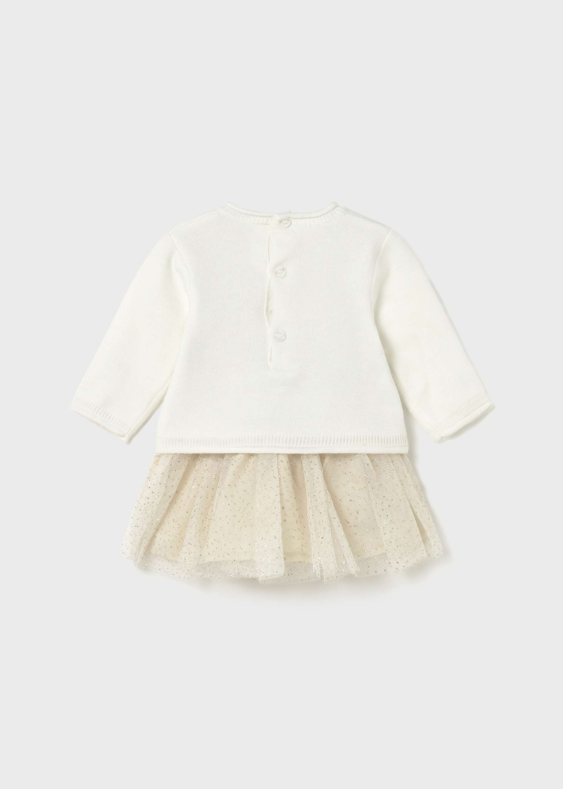 Newborn combined tulle dress