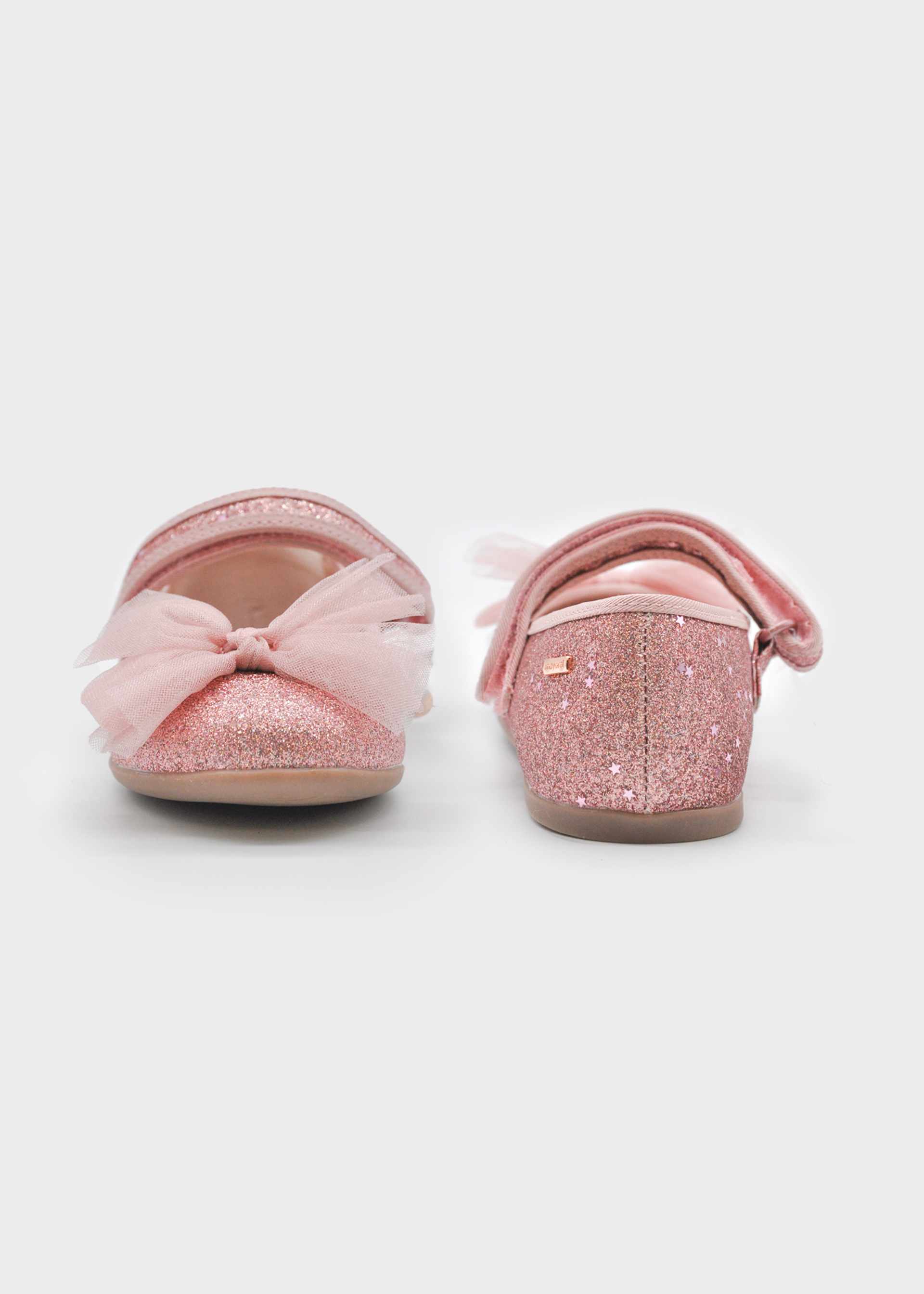 Ballerines nœud paillettes fille