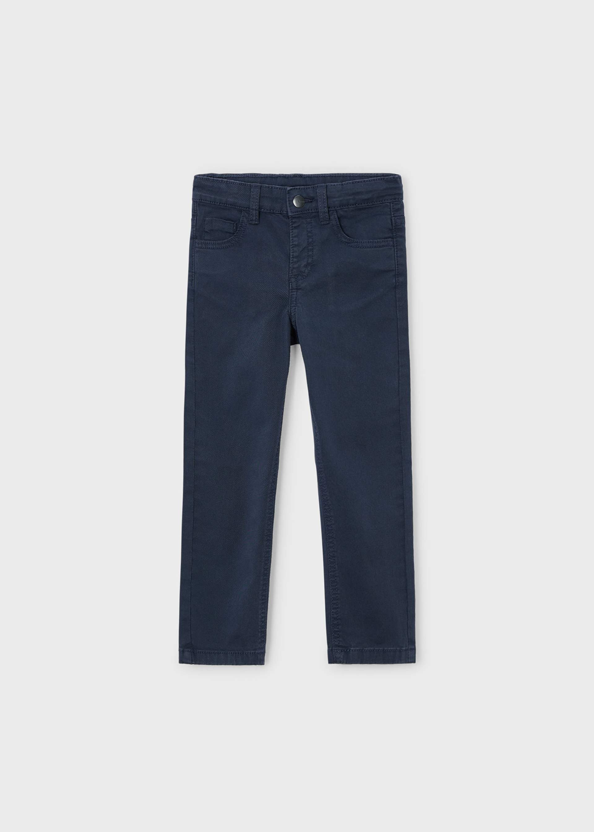 Boys Basic Fitted Trousers