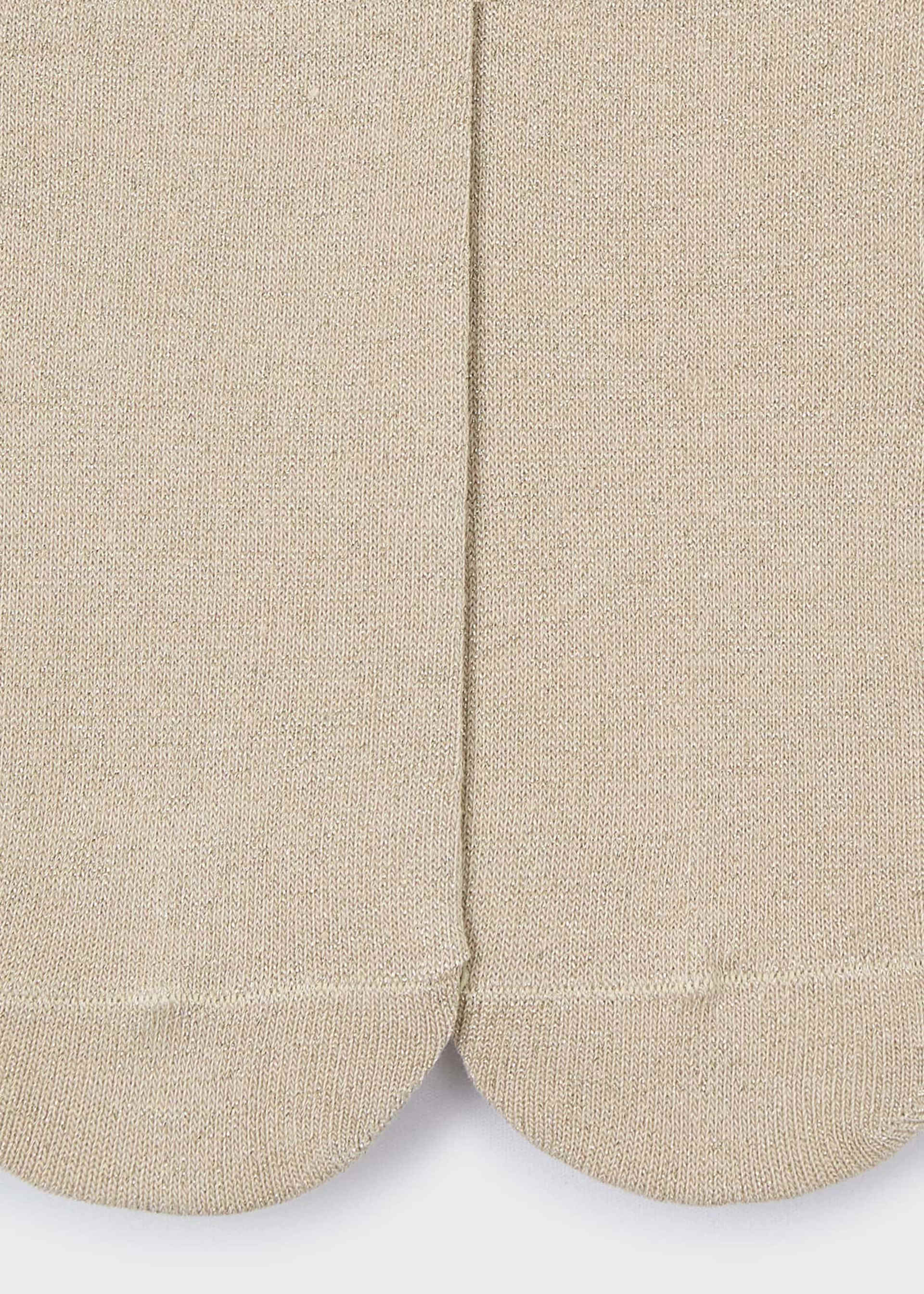 Meia calça fio metalizado menina