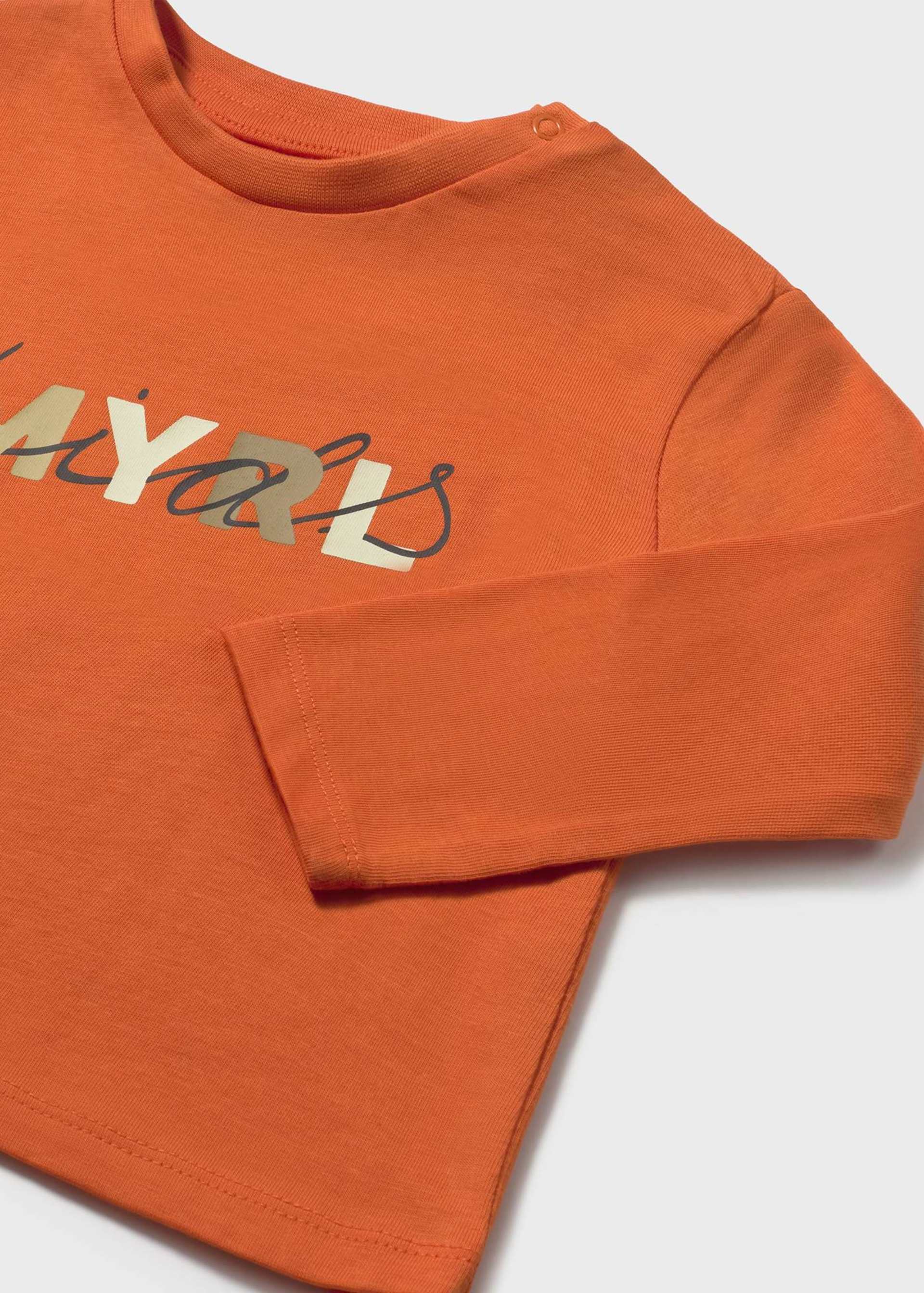 Playera básica letras bebé