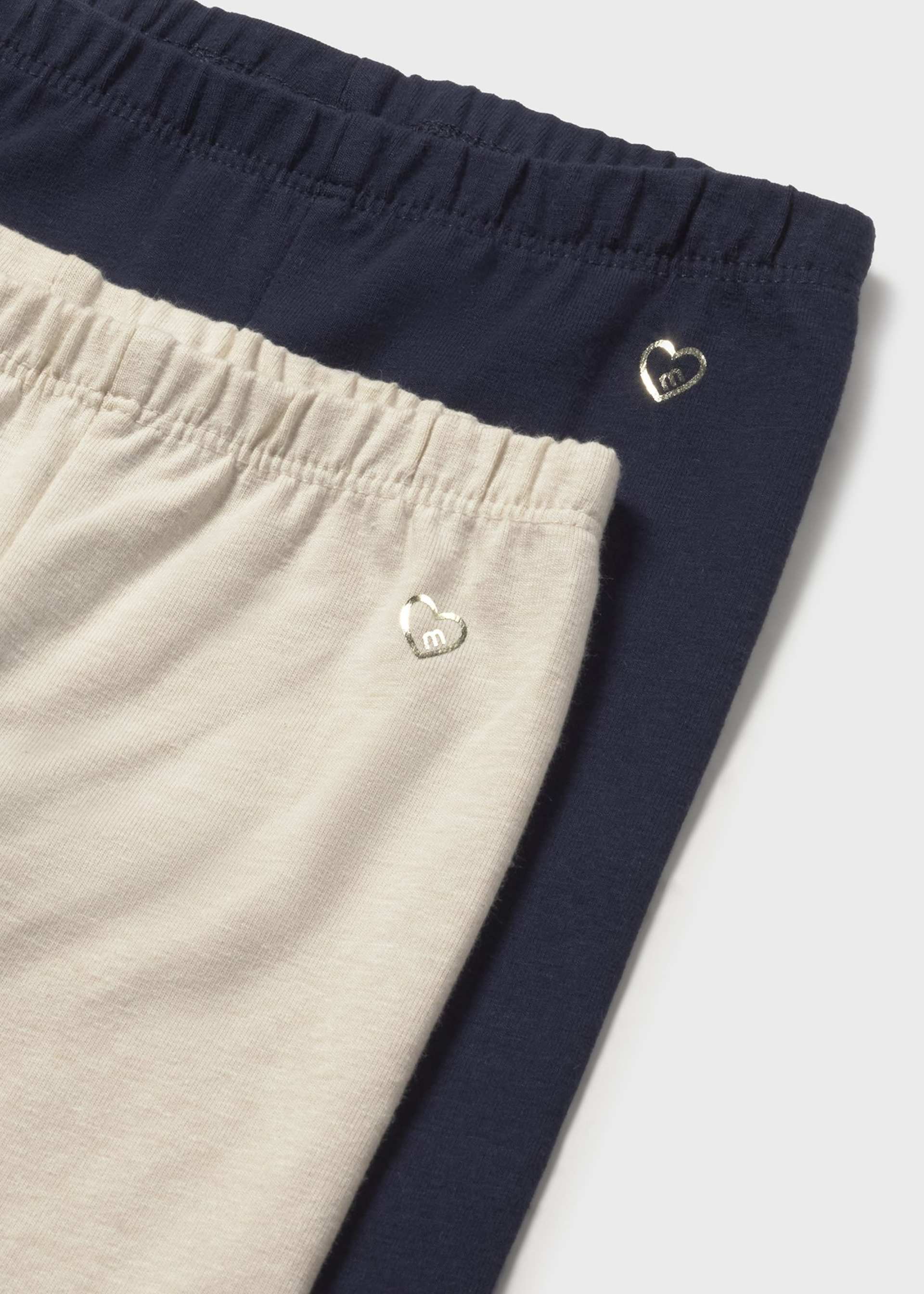 2er Set Leggings basics Baby