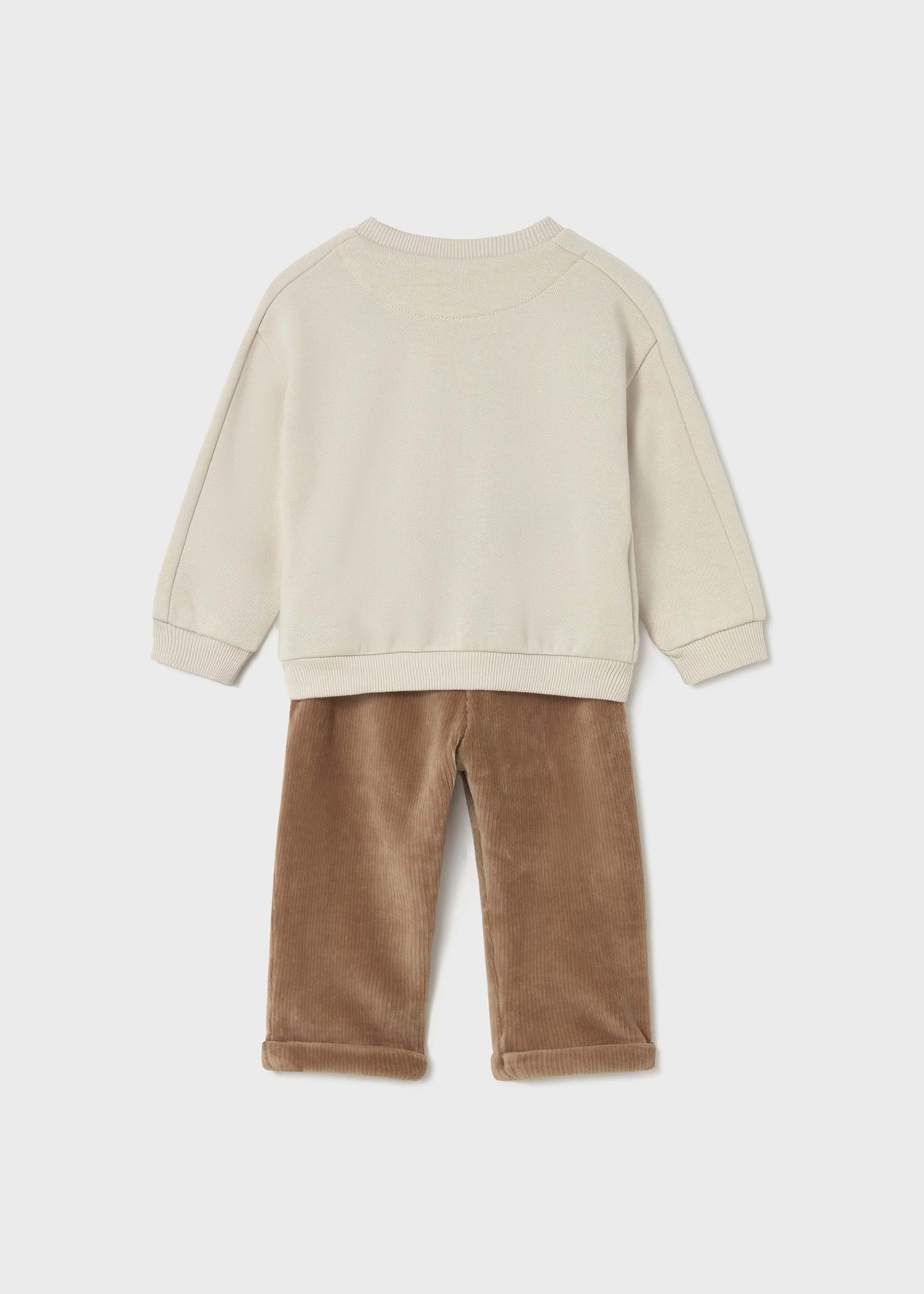 Ensemble pantalon et sweat bébé