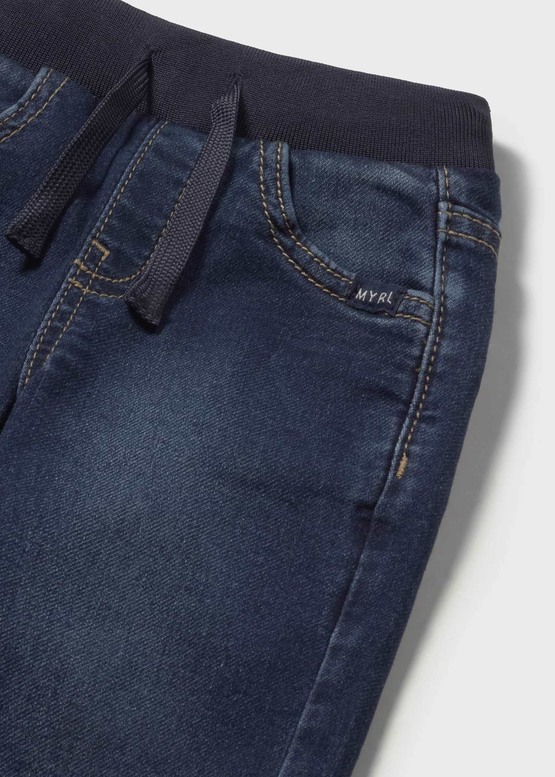 Pantalon jogger en denim bébé