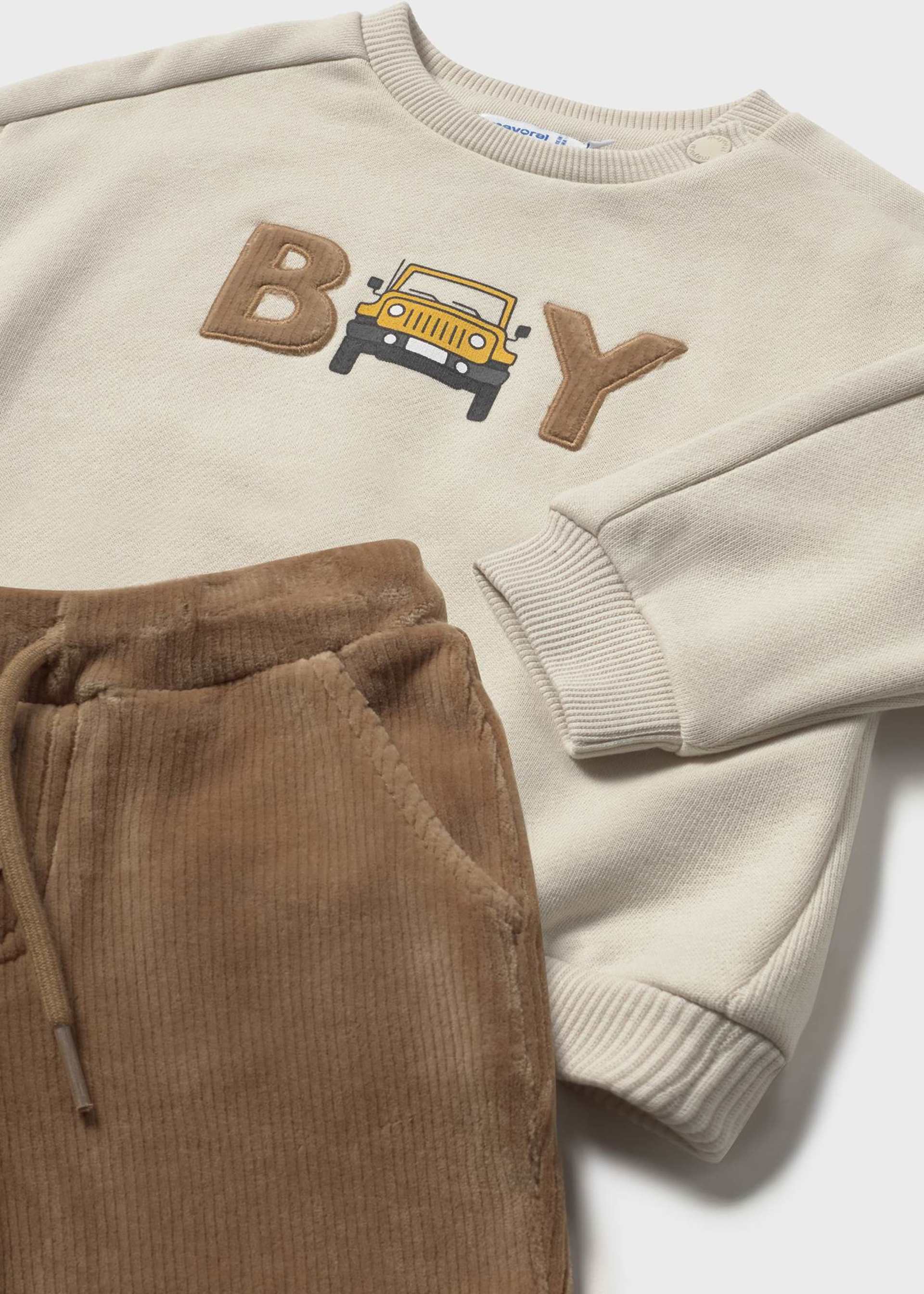 Ensemble pantalon et sweat bébé