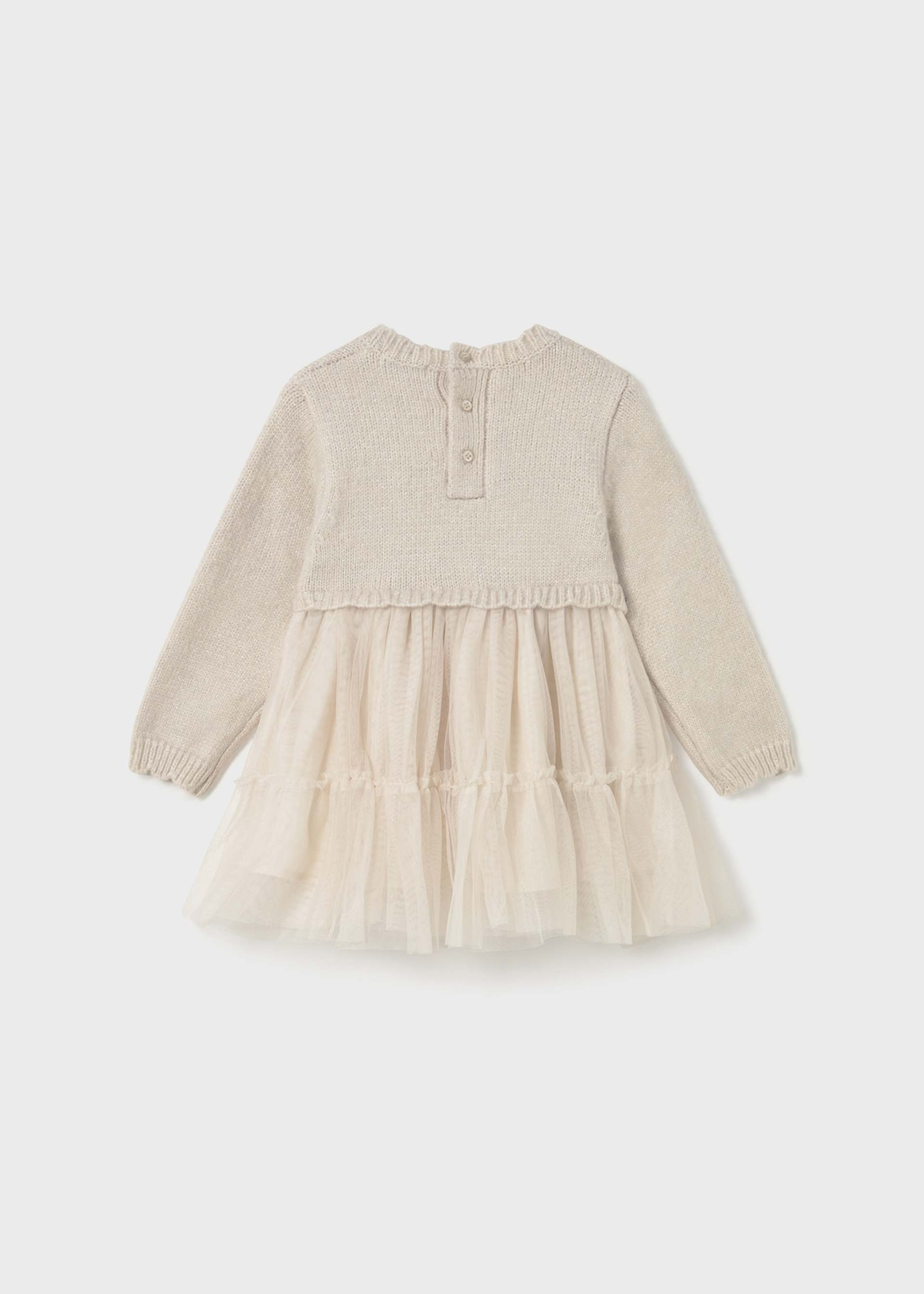 Robe combinée tricot bébé