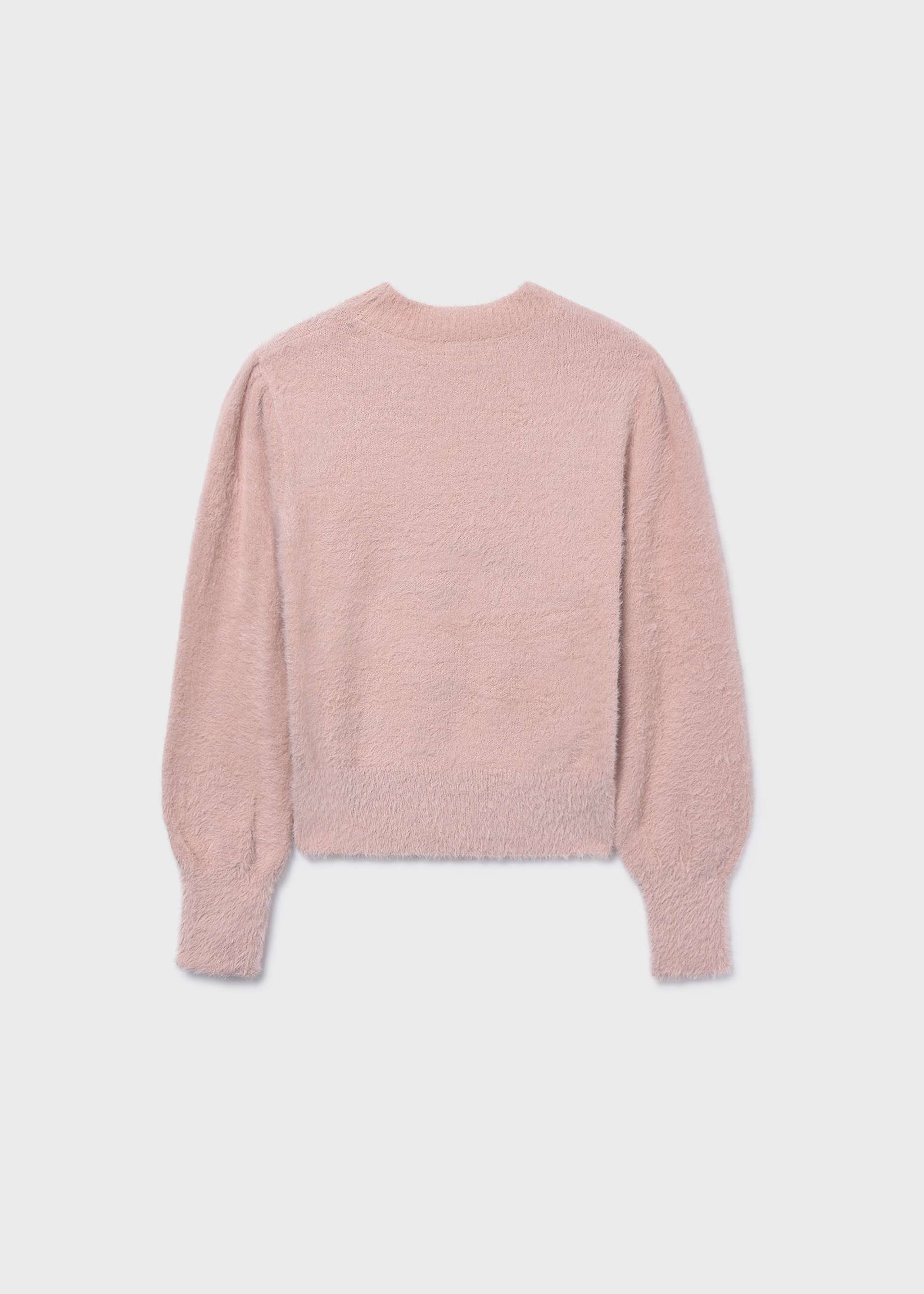 Sweter futerkowy dla dziewczynki