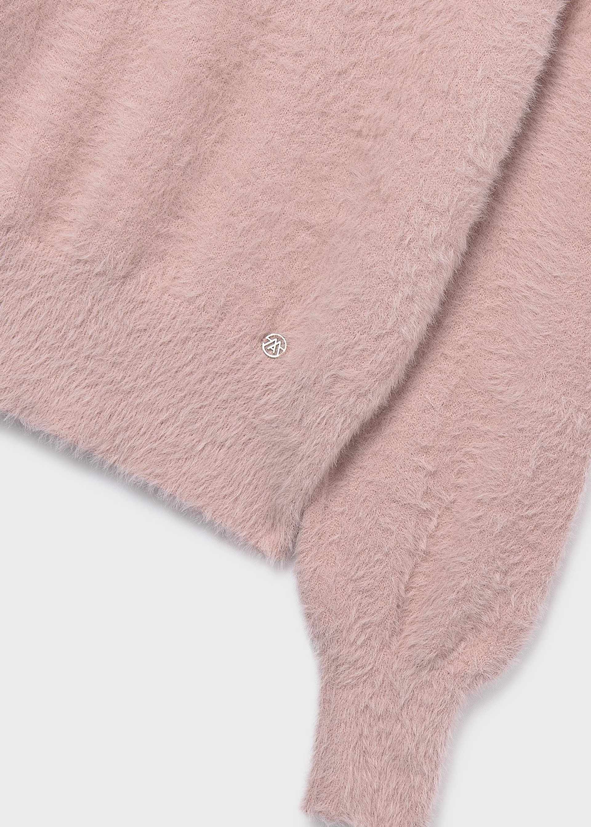 Sweter futerkowy dla dziewczynki